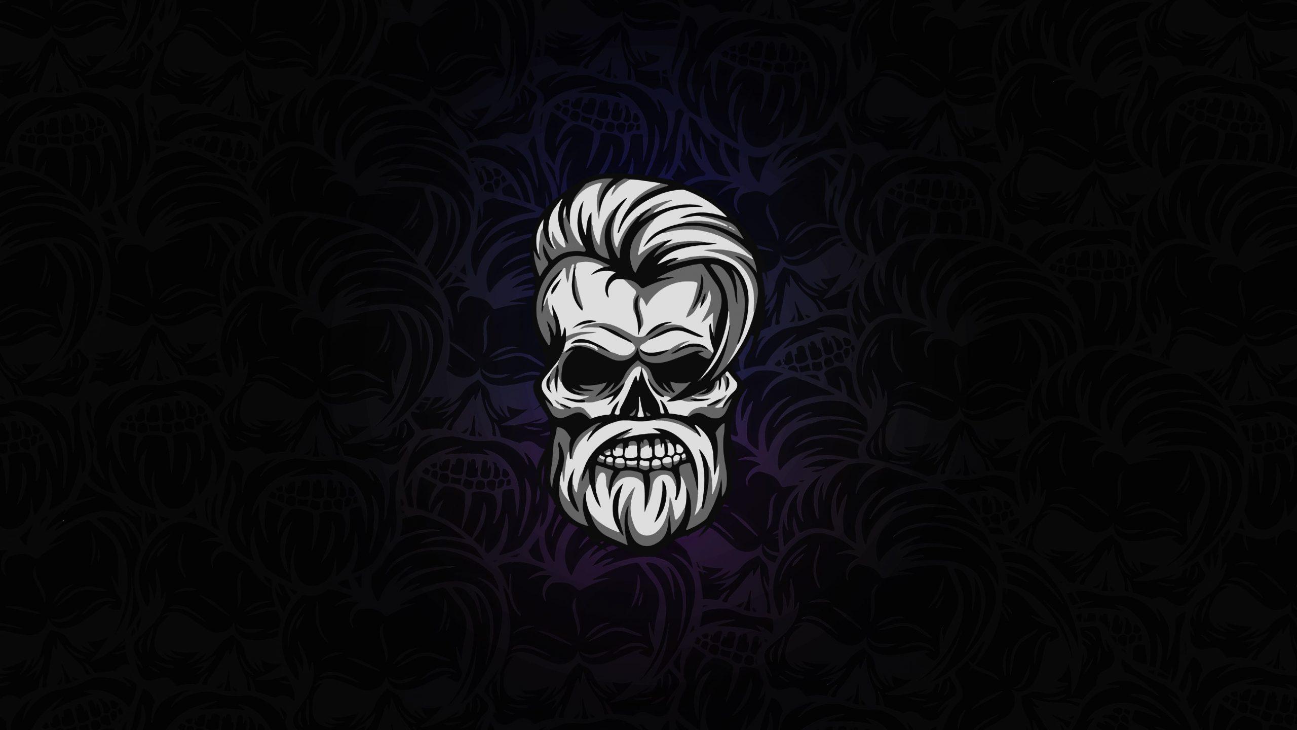 2560x1440 Skull Wallpaper