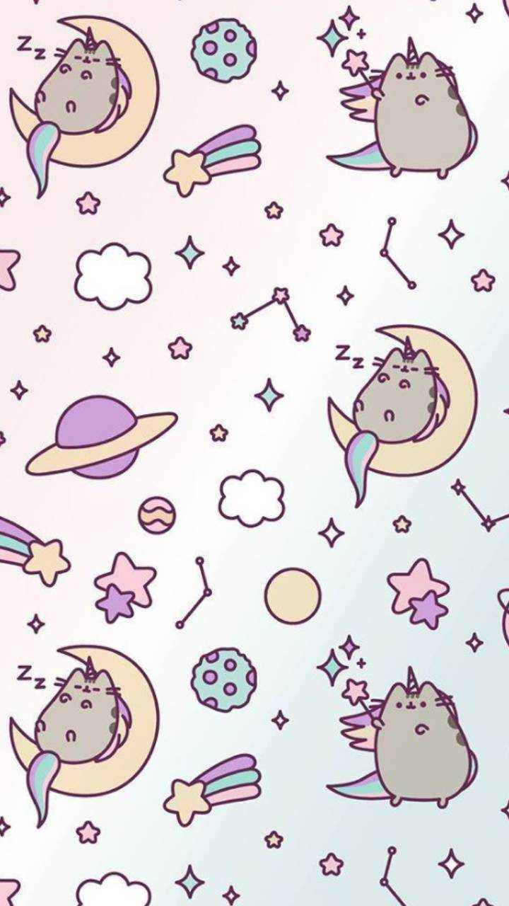 720x1280 Pusheen Wallpaper
