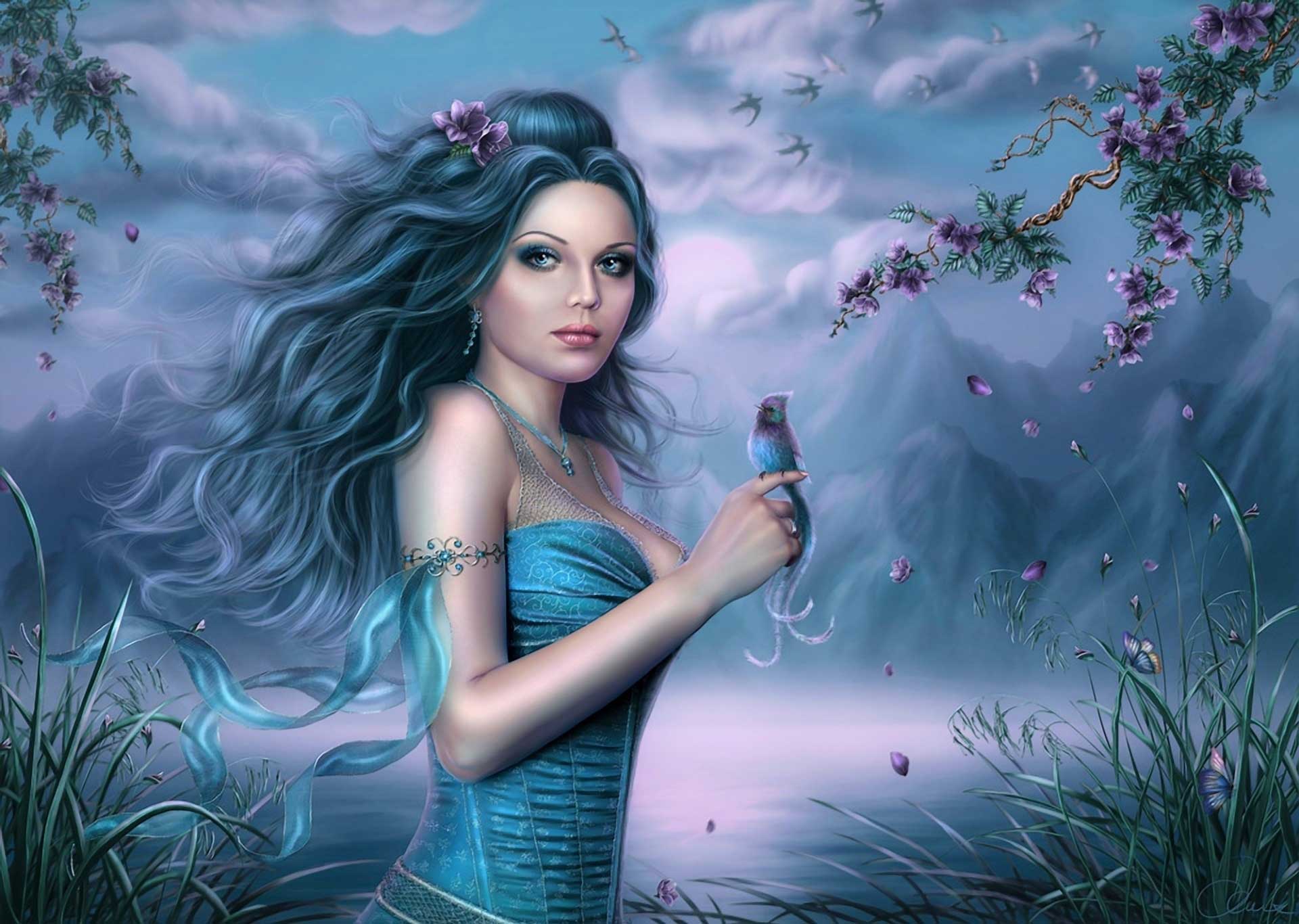 1920x1366 3D Fantasy Girl Wallpaper : Cute Animated Girls Wallpaper