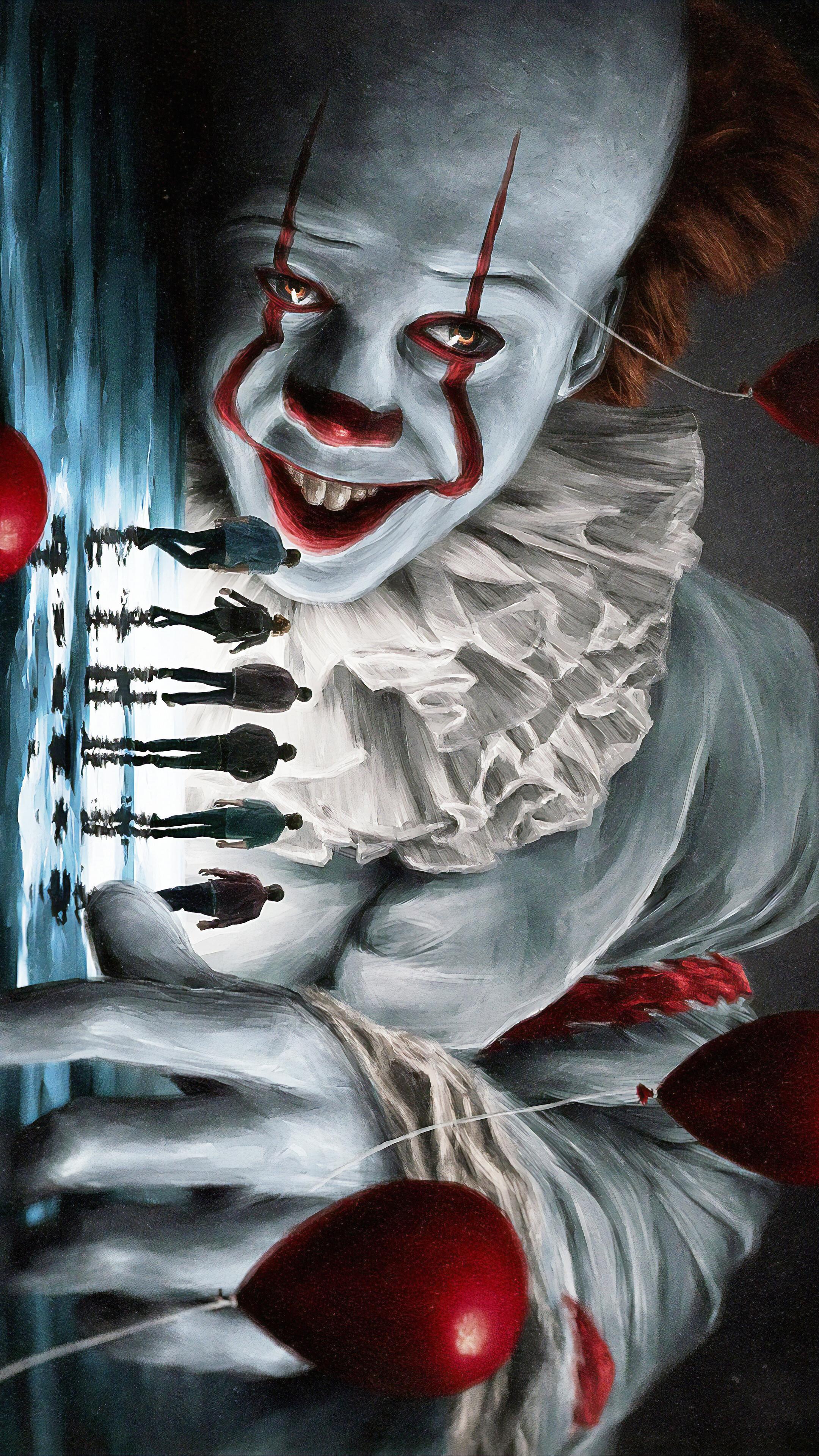 2160x3840 It Chapter Characters, Pennywise, Red Balloon, 4K phone HD Wallpaper, Image, Background, Photo and Picture. Mocah HD Wallpaper