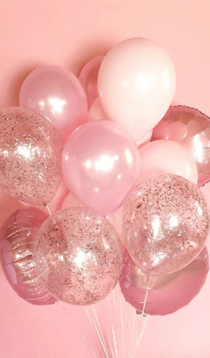 736x1253 White Gold And Pink Birthday Wallpaper