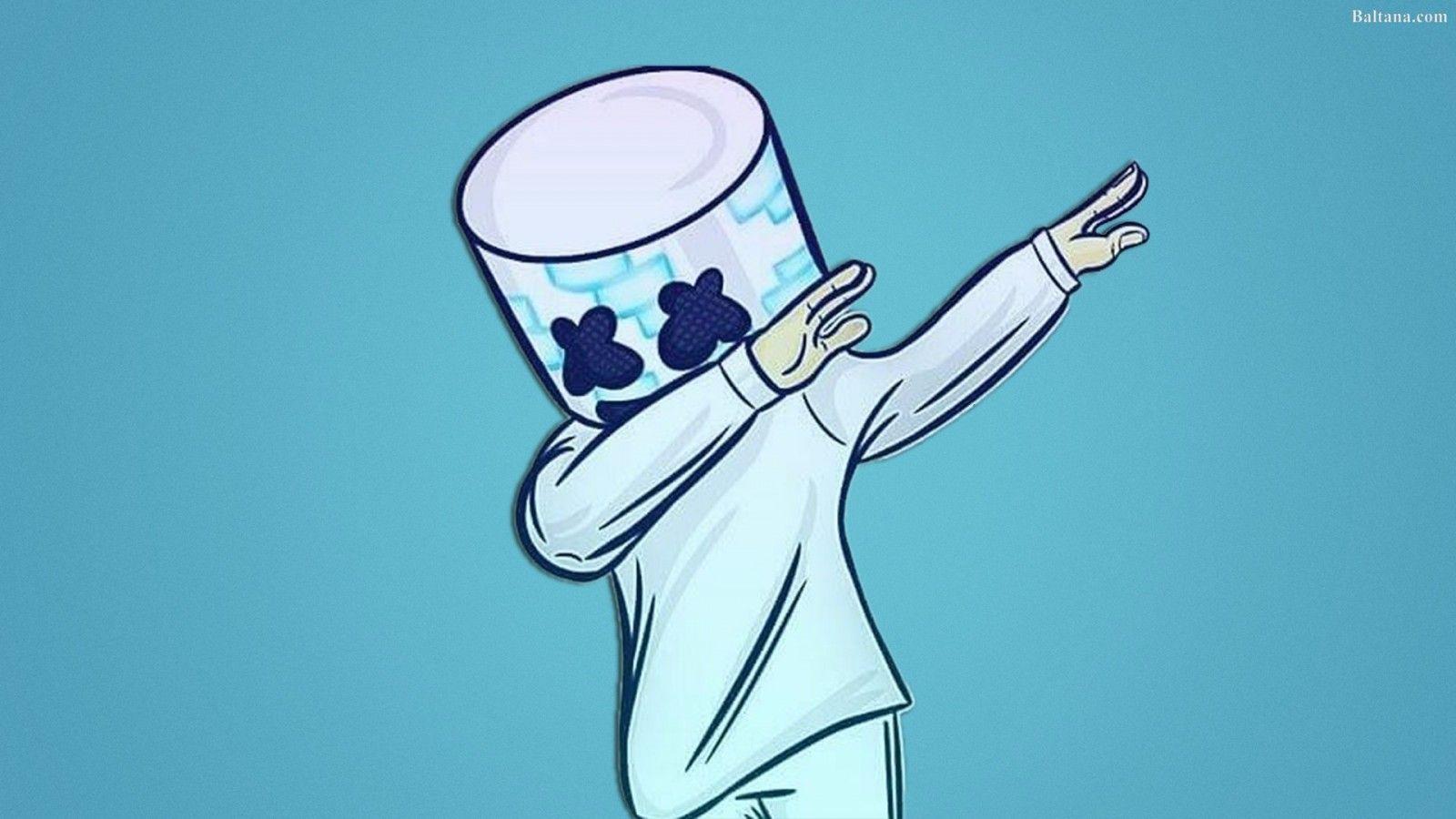 1600x900 Download Fortnite Skin De Marshmello for desktop or mobile device. Make your device cooler an. Cartoon wallpaper hd, Cool wallpaper for laptop, Pop art wallpaper