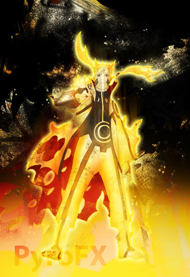 740x1080 Kurama Mode Naruto Wallpaper