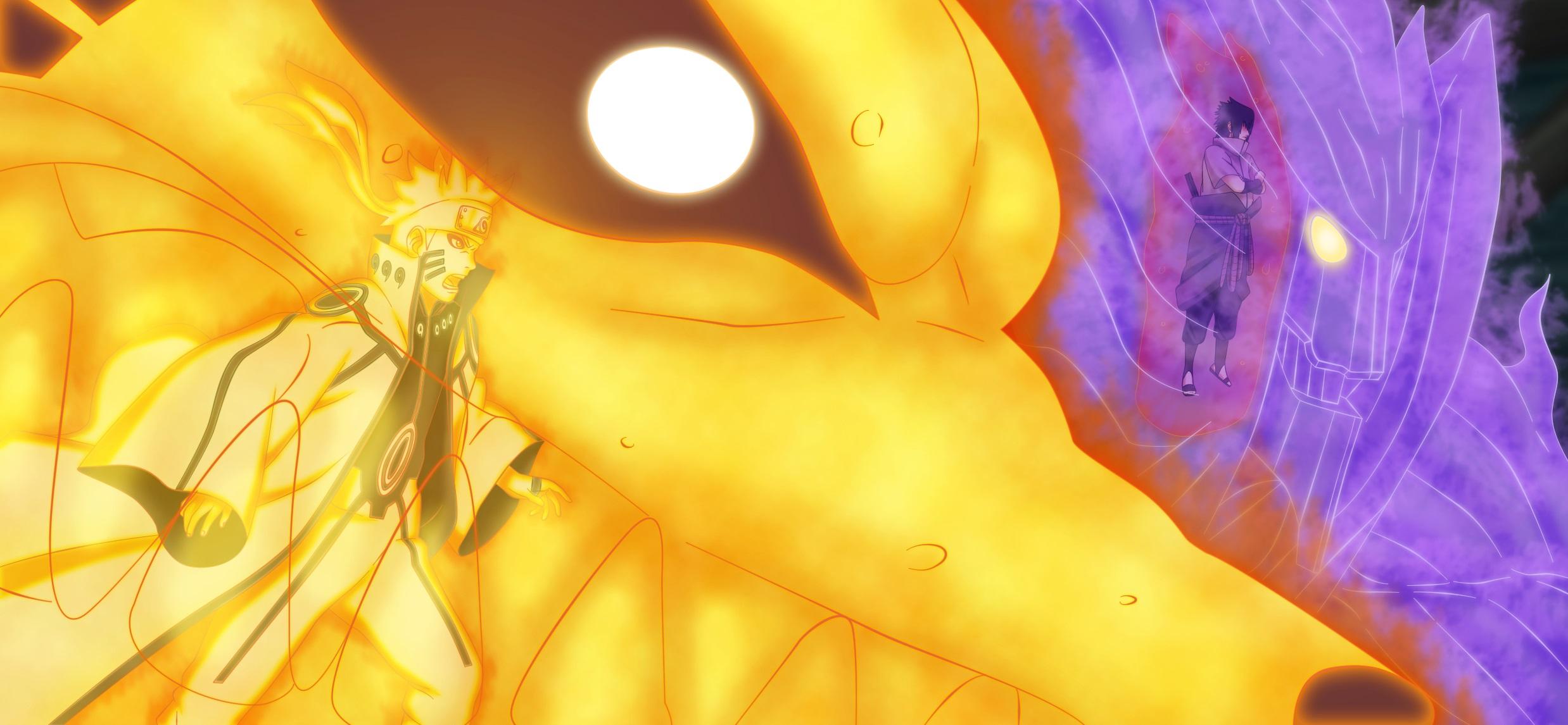 2476x1146 Kurama Susanoo Wallpaper