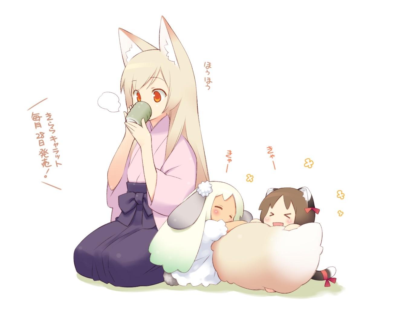1320x1040 Download Wallpaper, Download 2560x1920 tails white chibi animal ears fox girls japanese clothes 1320x1040 wallpaper Animals HD Wallpaper, Hi Res Animals Wallpaper, High Definition Wallpaper
