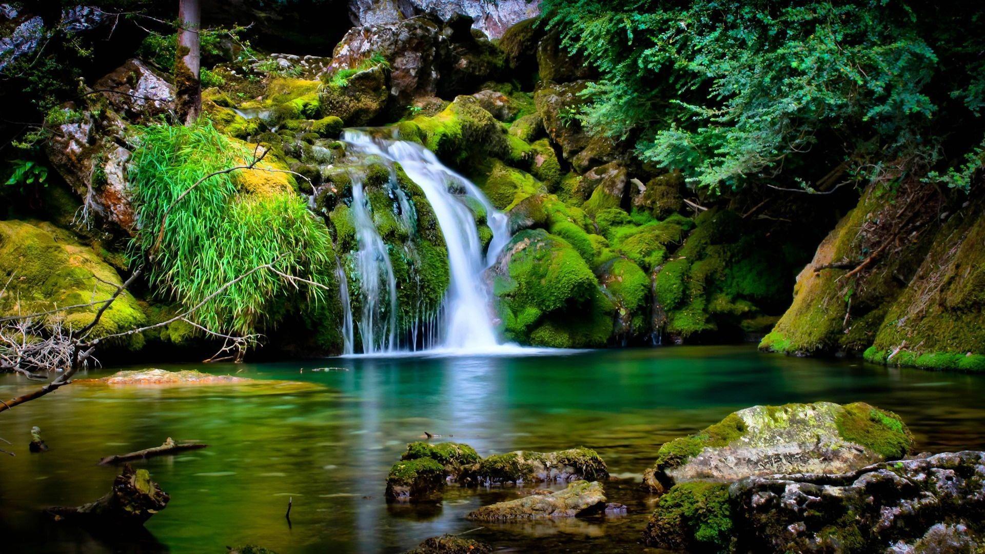 1920x1080 Waterfall Scenic Laptop Wallpaper, HD Waterfall Scenic Laptop Background