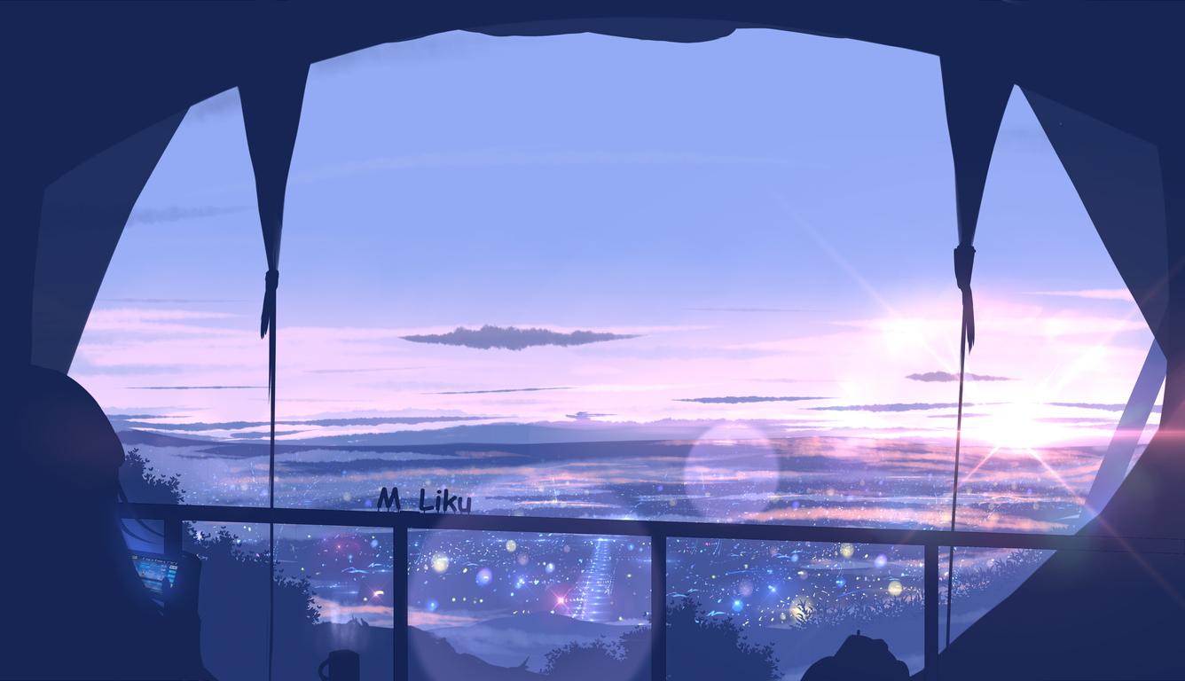 1336x768 30++ Anime Scenery Wallpaper Laptop Top Wallpaper