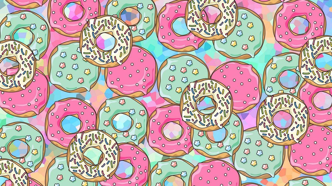 Donut Pattern Wallpapers - Top Free Donut Pattern Backgrounds -  WallpaperAccess