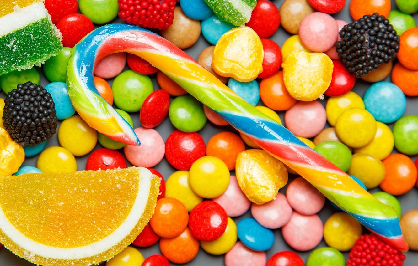 1332x850 Wallpaper colorful, candy, sweets, lollipops, sweet, candy, lollipop image for desktop, section еда