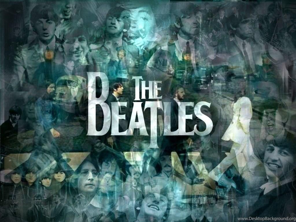 1024x768 The Beatles Logo Exclusive HD Wallpaper Desktop Background