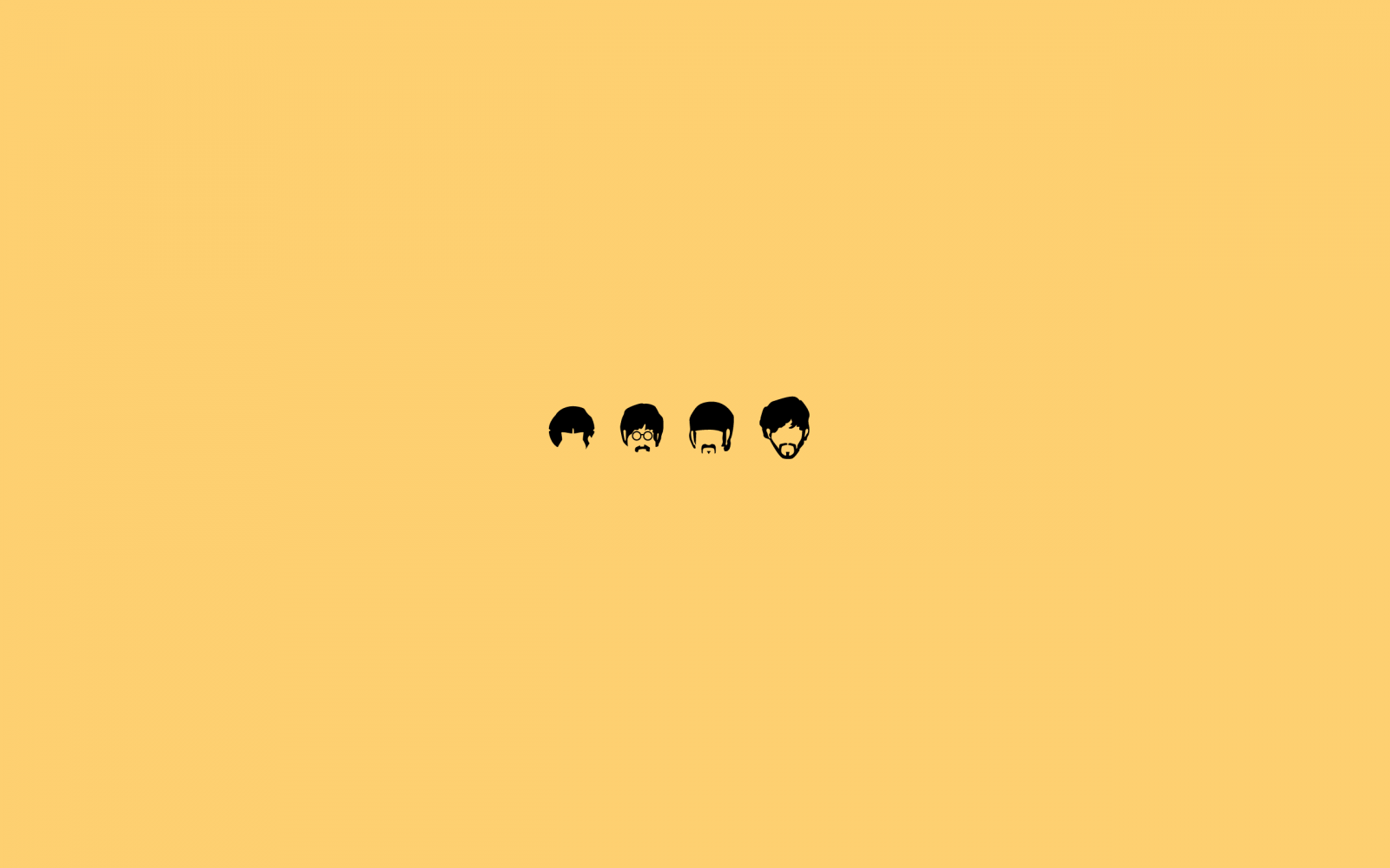 1600x1000 1280x800 the beatles minimalism wallpaper. Mocah HD Wallpaper