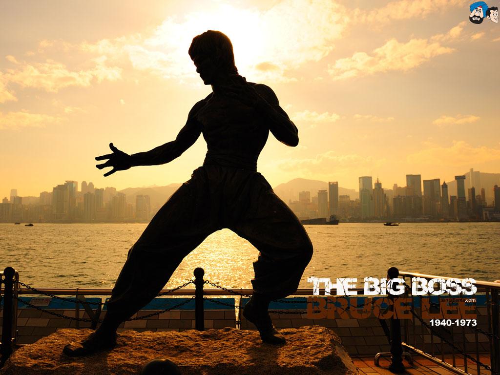 1024x768 Bruce Lee Wallpaper Lee Statue