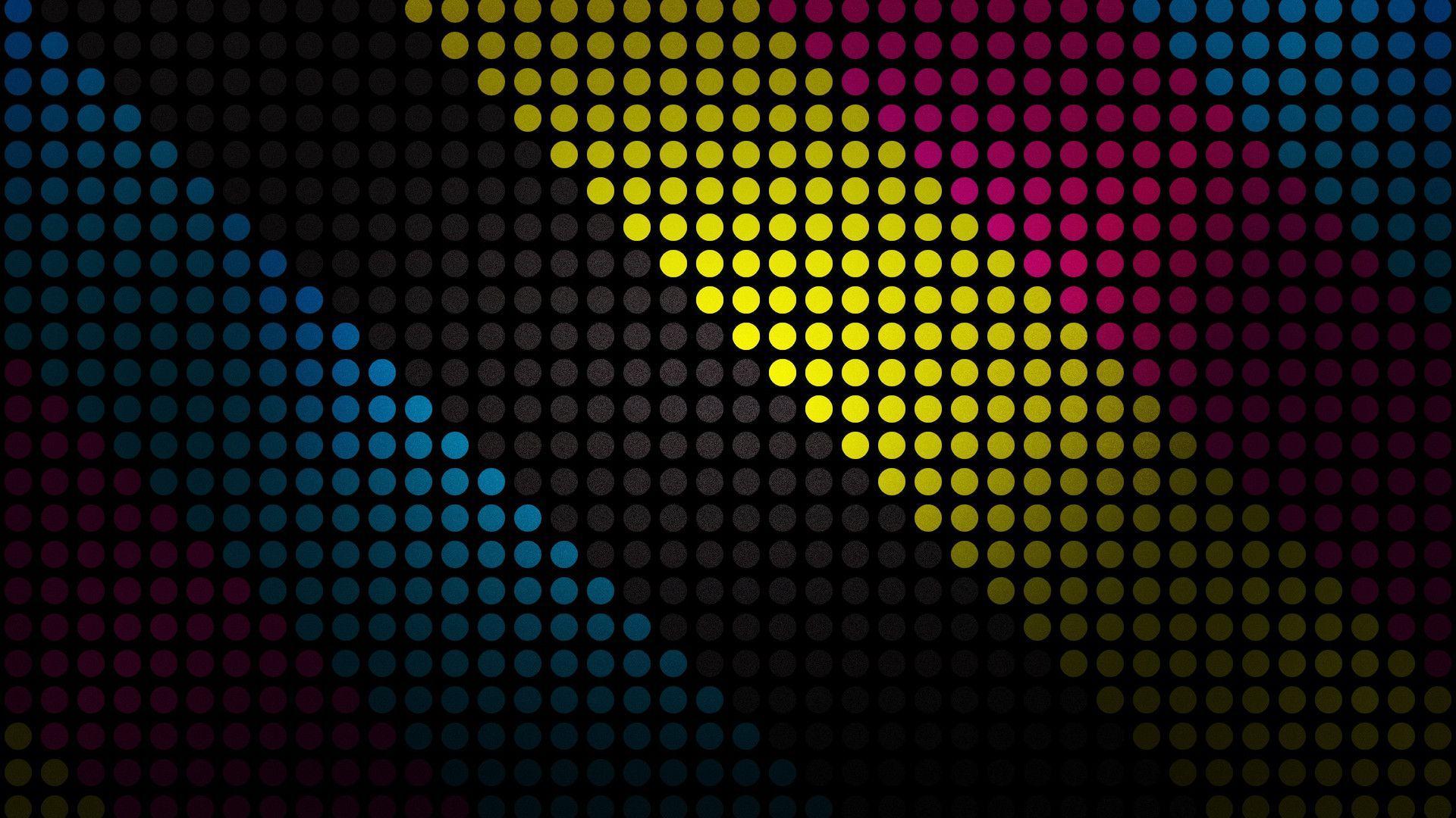 1920x1080 Colorful circle pattern Wallpaper