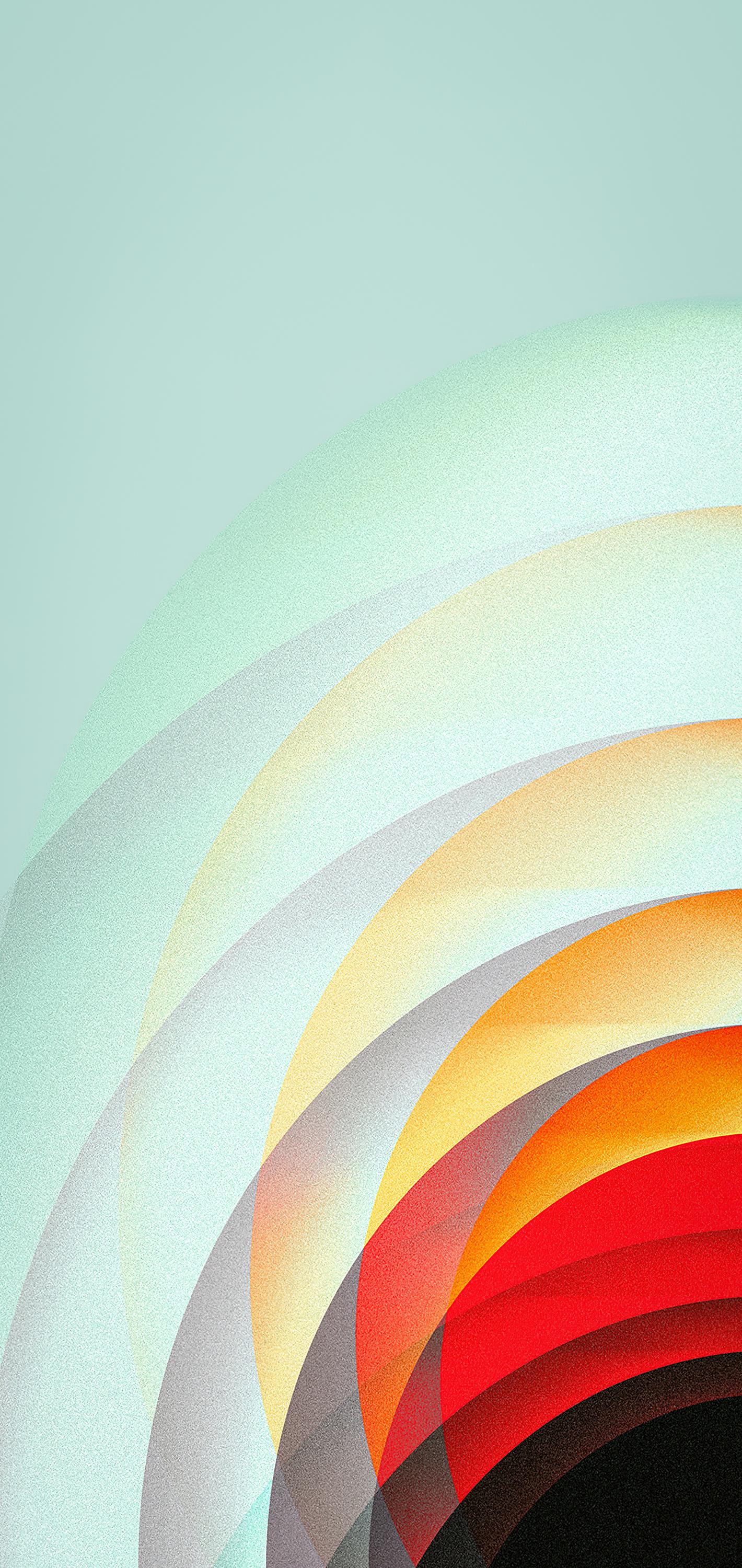 1420x3000 Geometric circles wallpaper for iPhone
