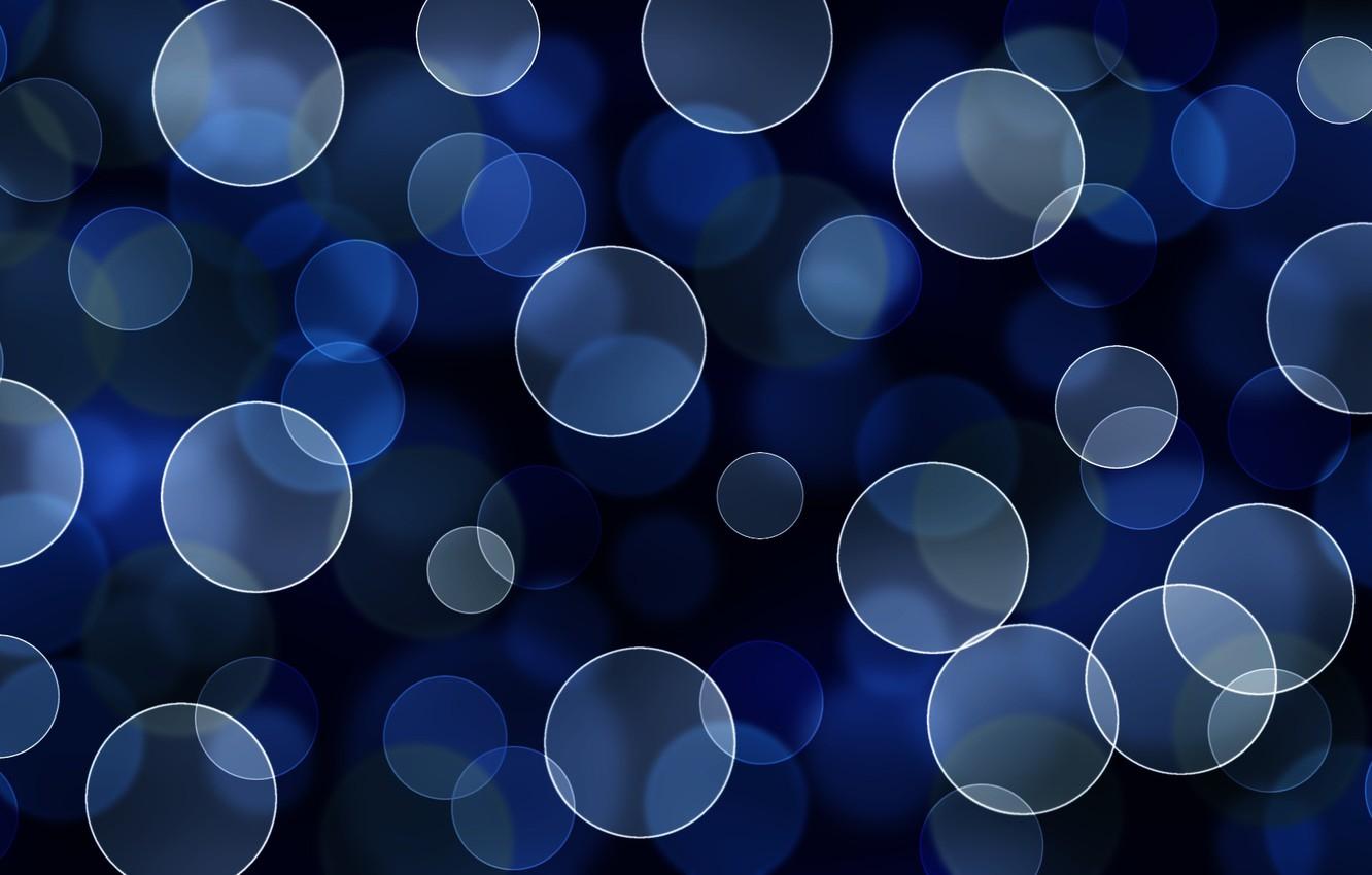 1332x850 Wallpaper circles, blue, abstraction, patterns, paint, colors, blue, circles, patterns, bokeh, bokeh, 1920x abstraction image for desktop, section абстракции