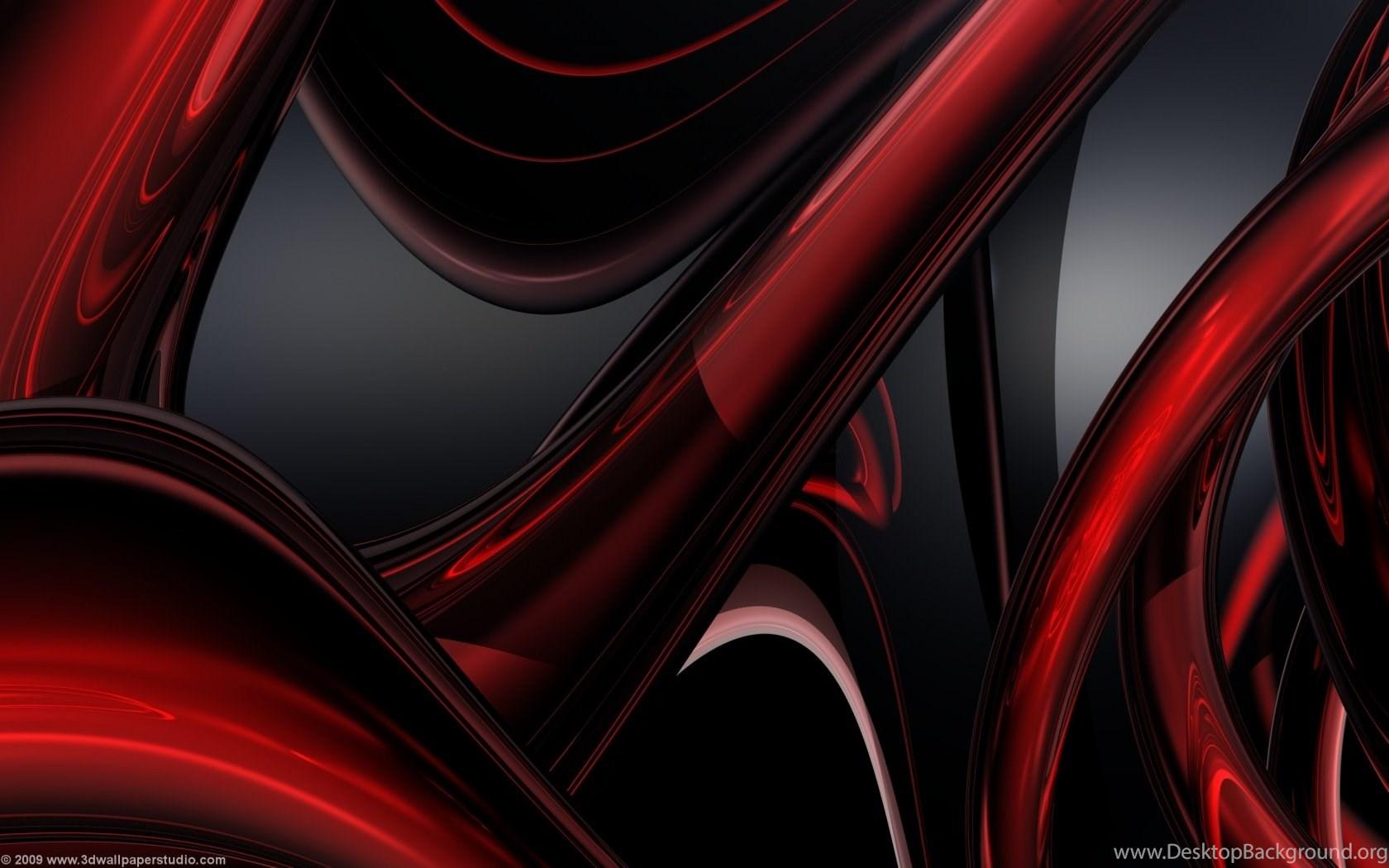 1680x1050 Black And Red Abstract Wallpaper Desktop Background