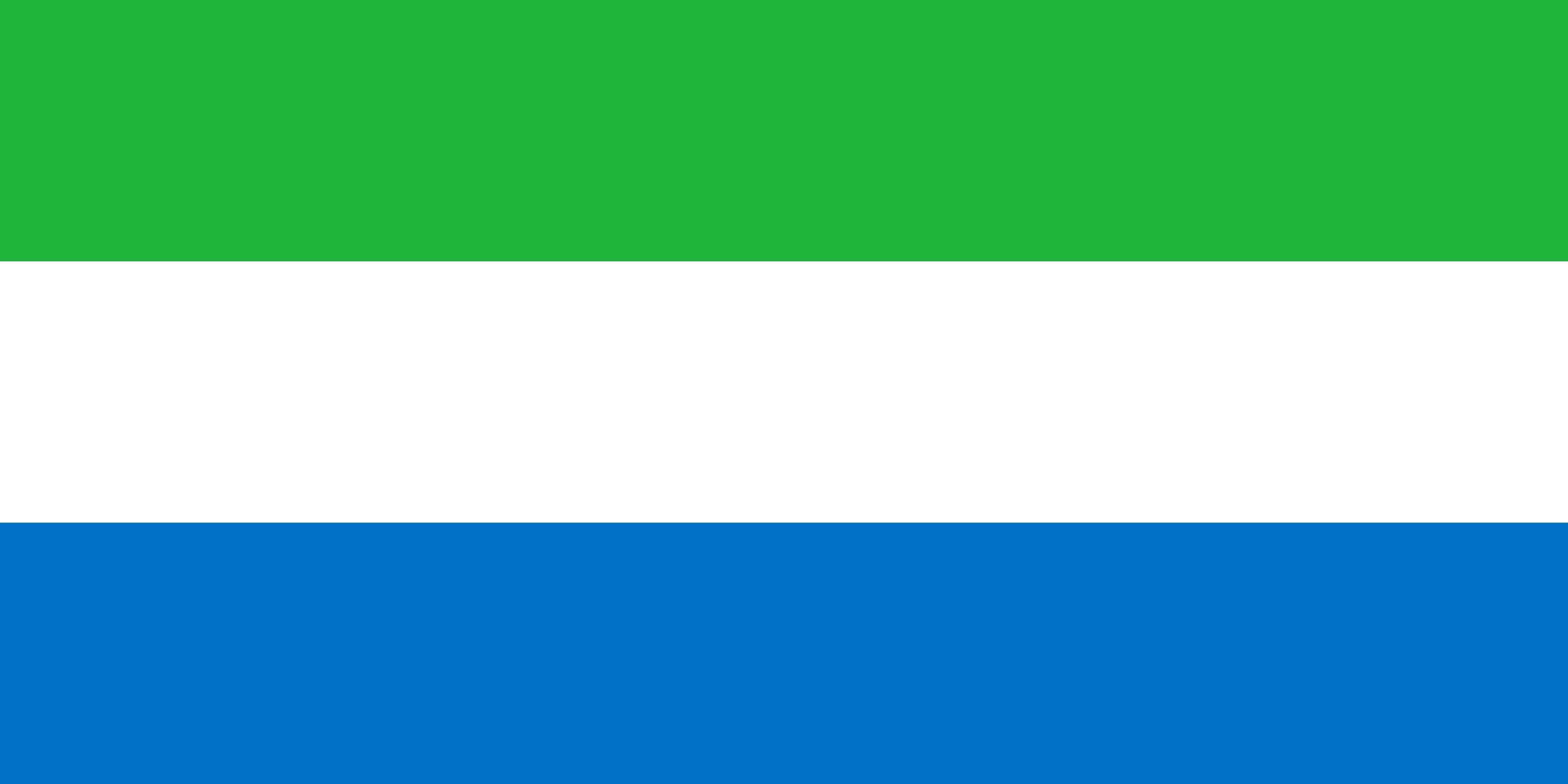 3420x1709 Sierra Leone Flag. National Flag of Sierra Leone
