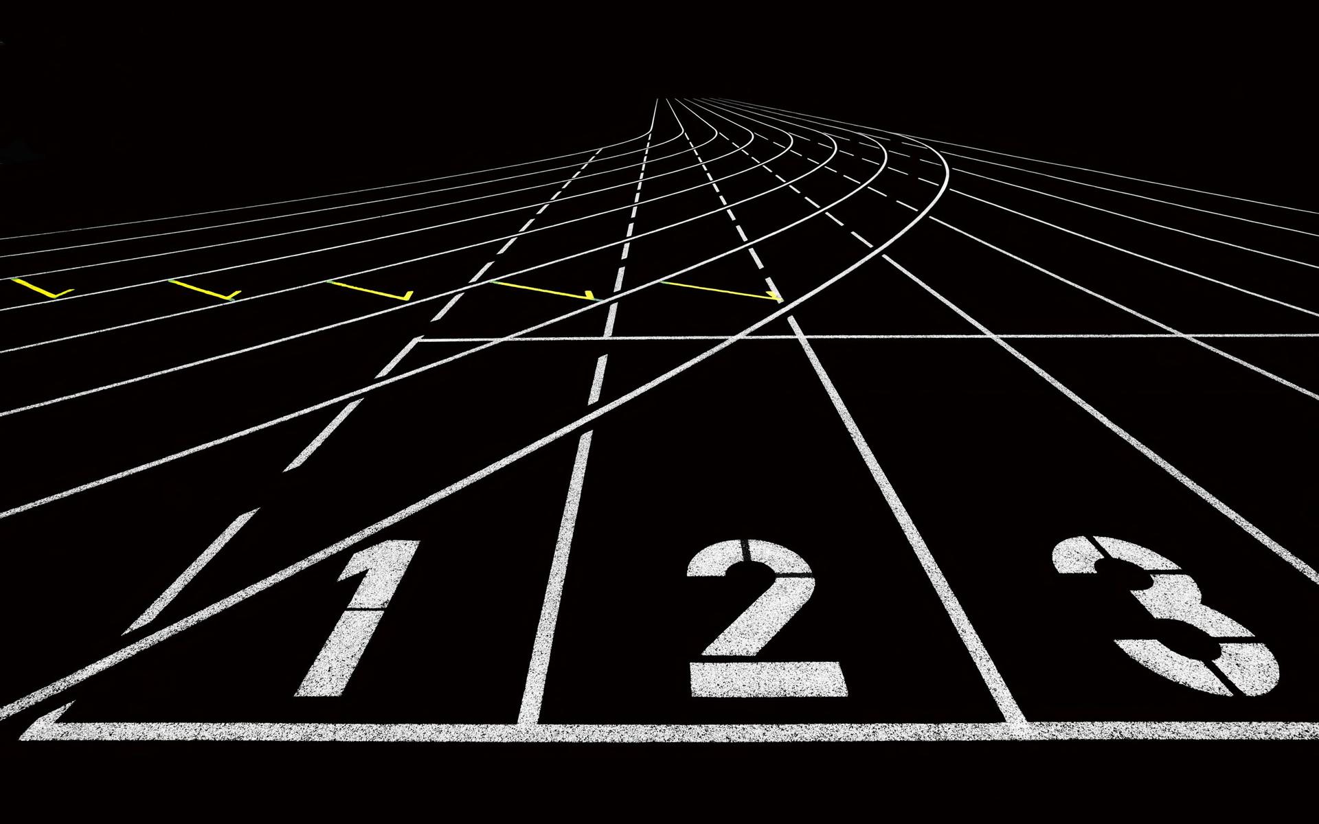 1920x1200 Numbers lines lanes black white run abstract wallpaperx1200