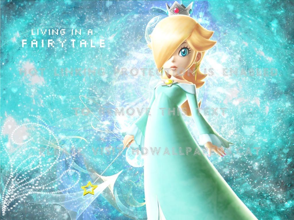 1024x768 princess rosalina super mario galaxy cutee