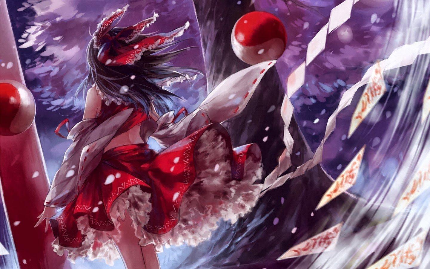 1440x900 Touhou, Hakurei Reimu HD Wallpaper / Desktop and Mobile Image & Photo