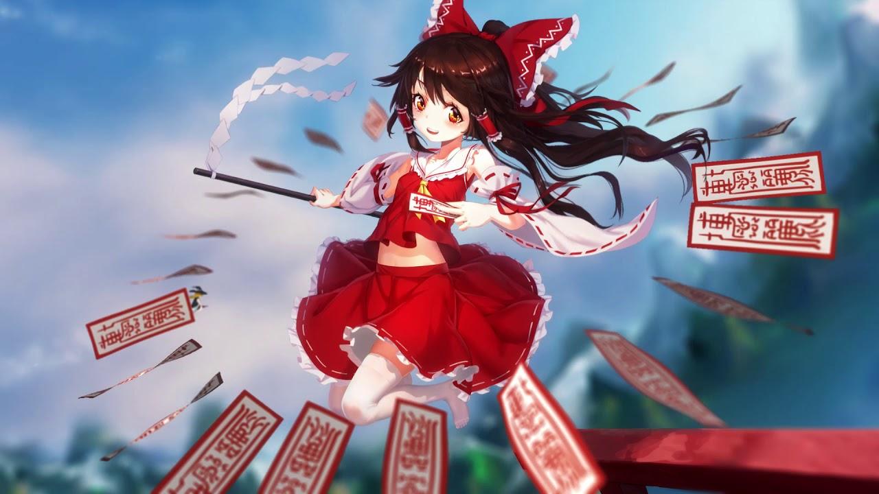 1280x720 Touhou. Reimu Hakurei [wallpaper]