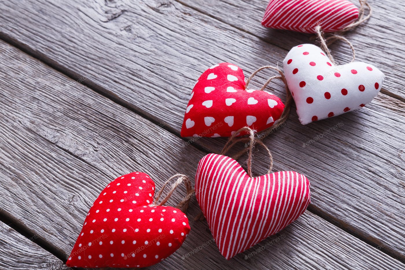 1400x933 Valentine Day Background, Hearts Bunch On Wood Photo By Prostock Studio On Envato Elements