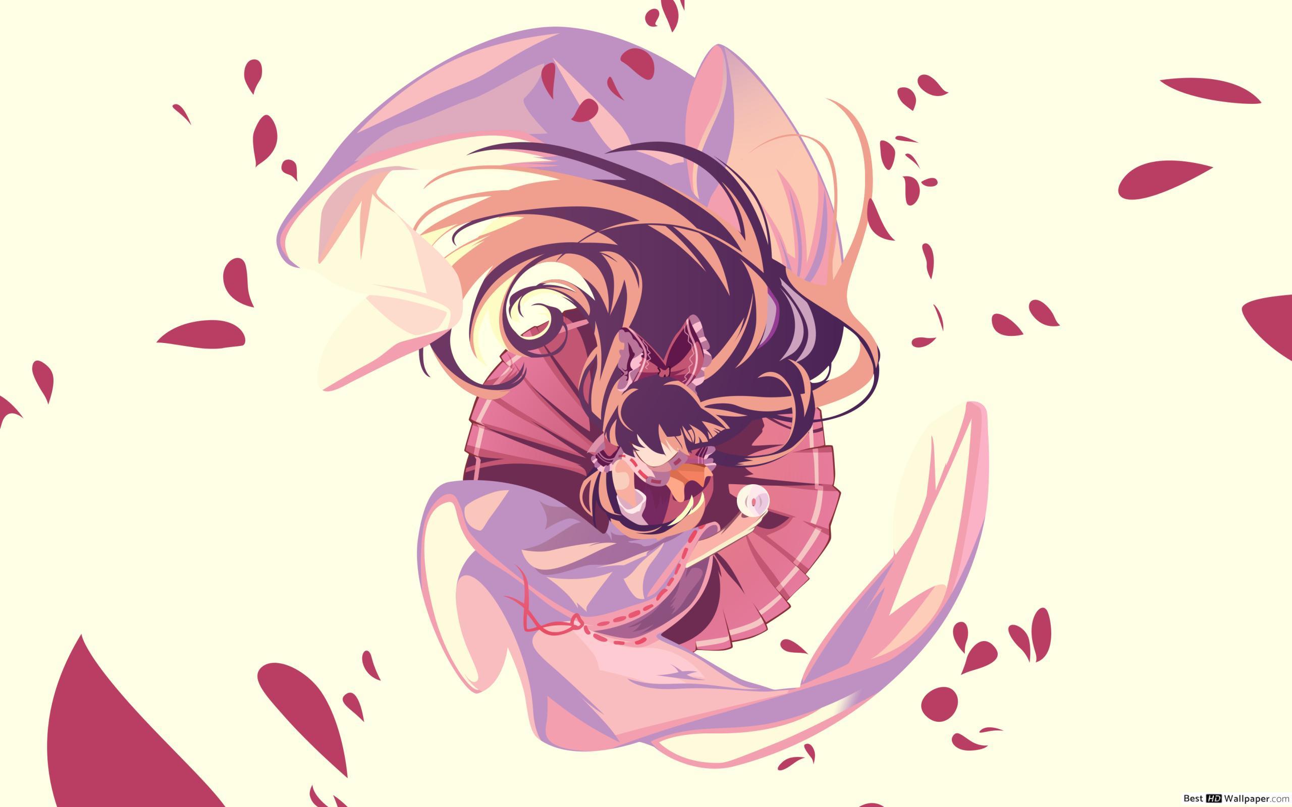 2560x1600 Touhou Hakurei (Minimalist) HD wallpaper download
