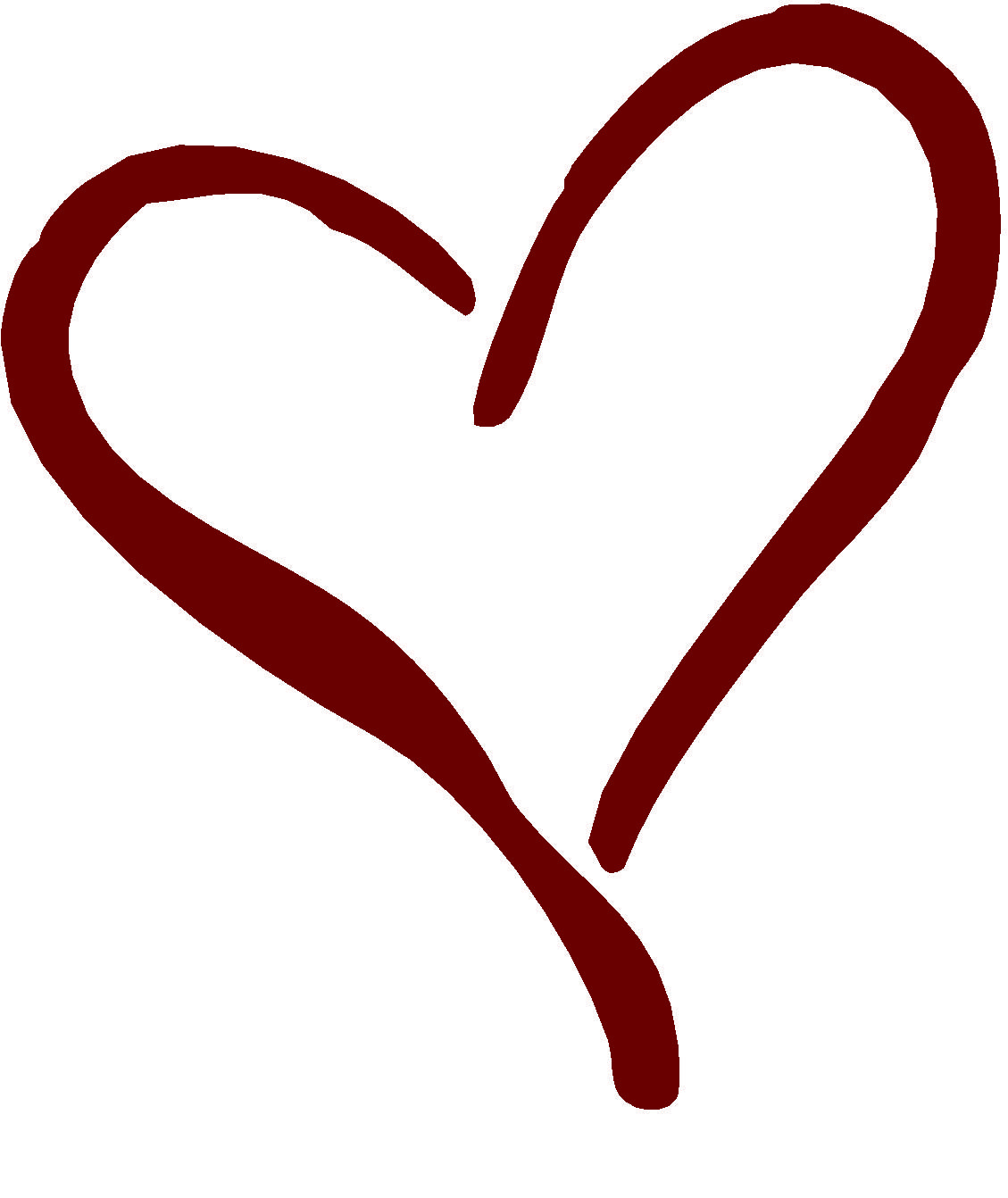 1129x1342 Hearts With Black Background