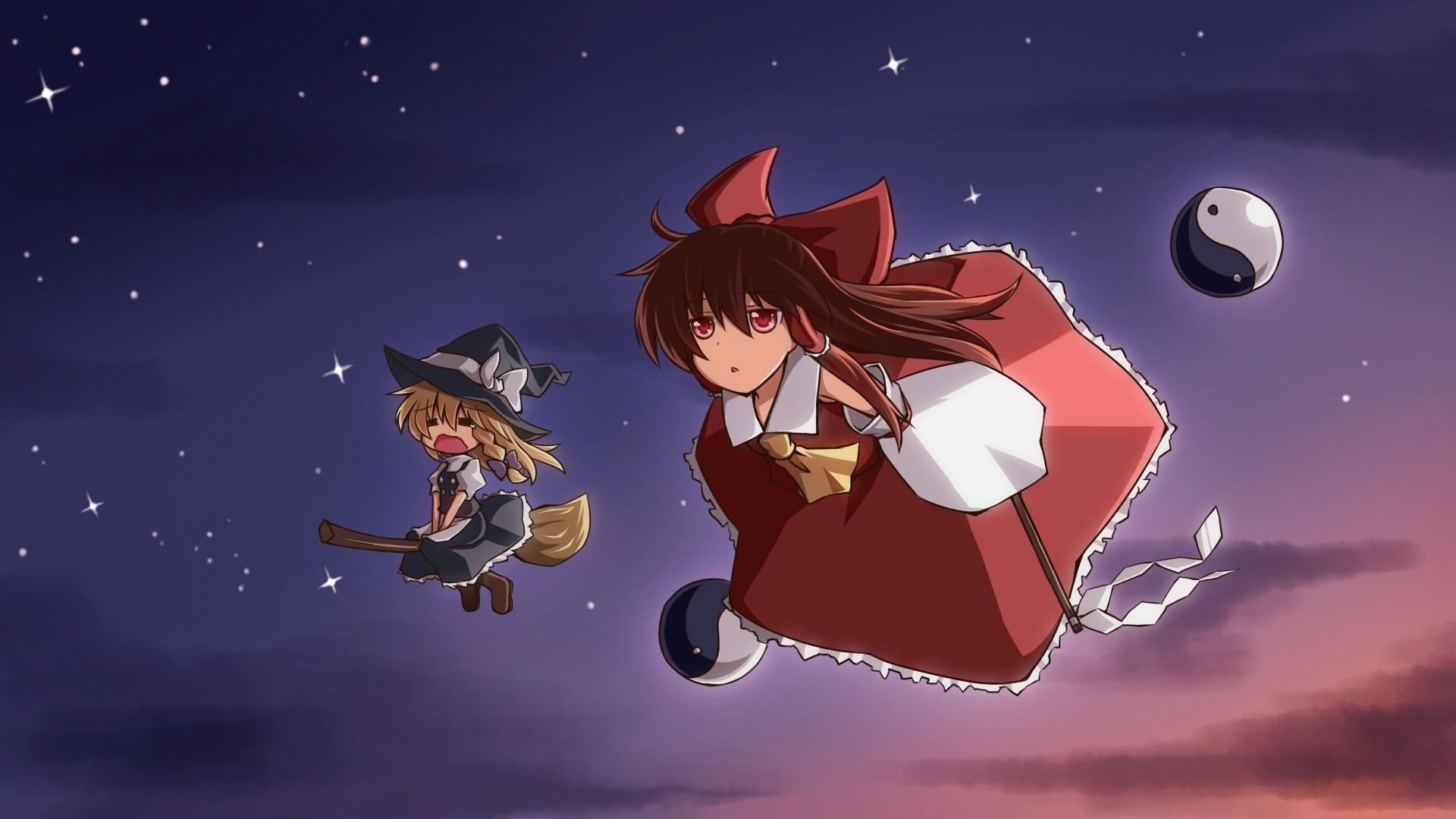 1920x1080 1920x1080 touhou hakurei reimu kirisame marisa wallpaper JPG 196 kB