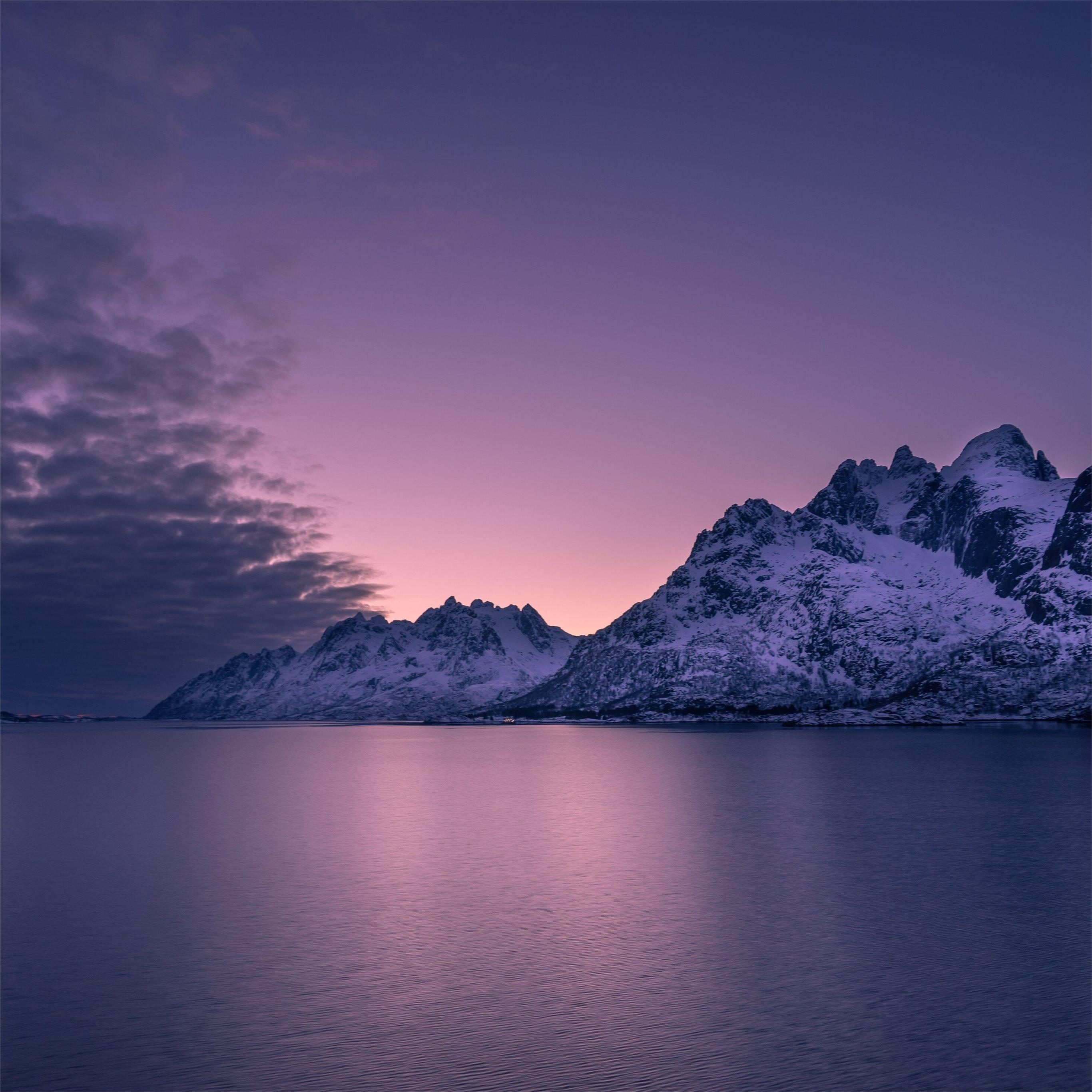 2732x2732 lofoten norway 5k iPad Pro Wallpaper Free Download