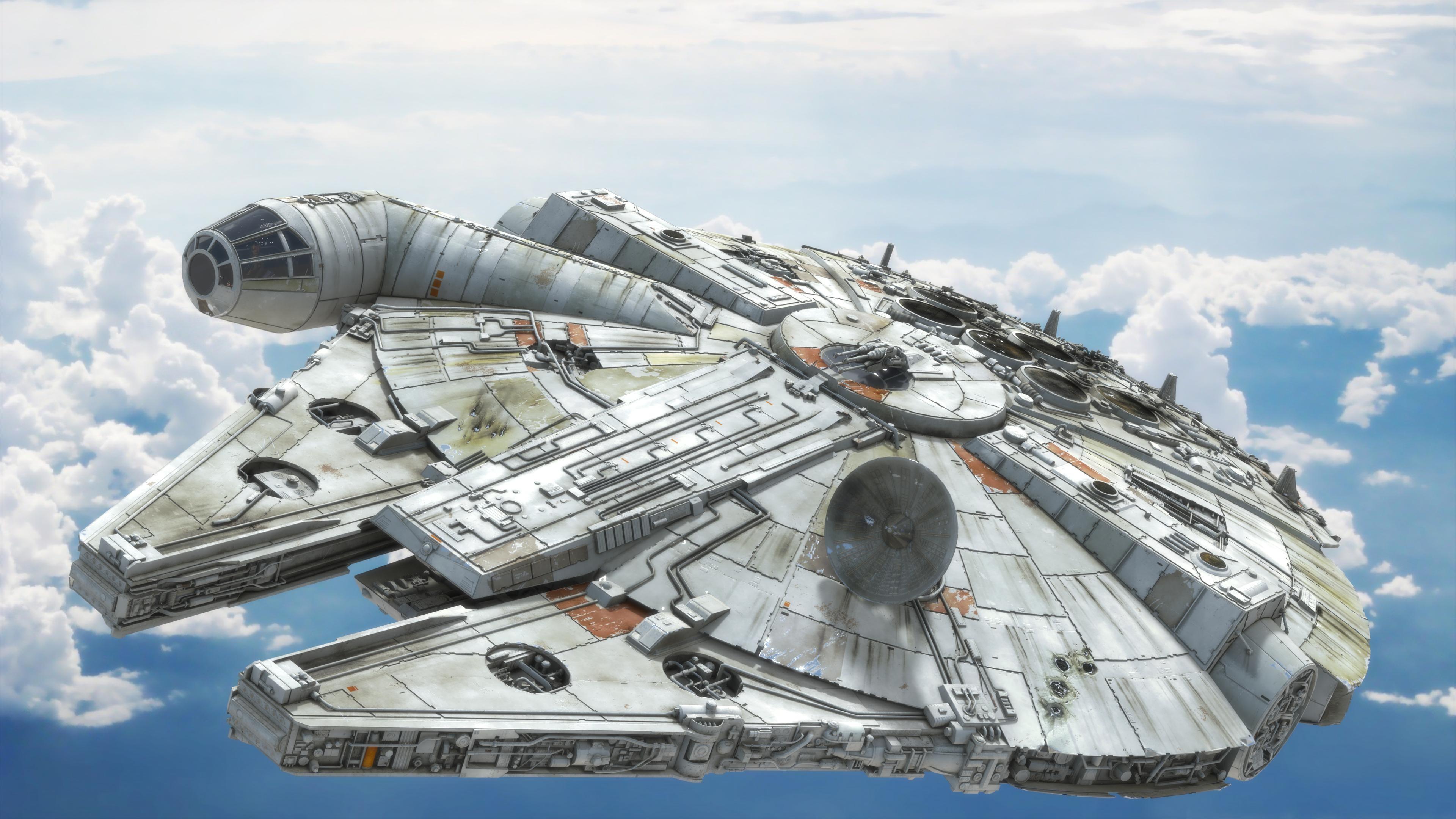 3840x2160 Here S A Bonus 4k Millennium Falcon For Your Wallpaper Falcon HD Wallpaper