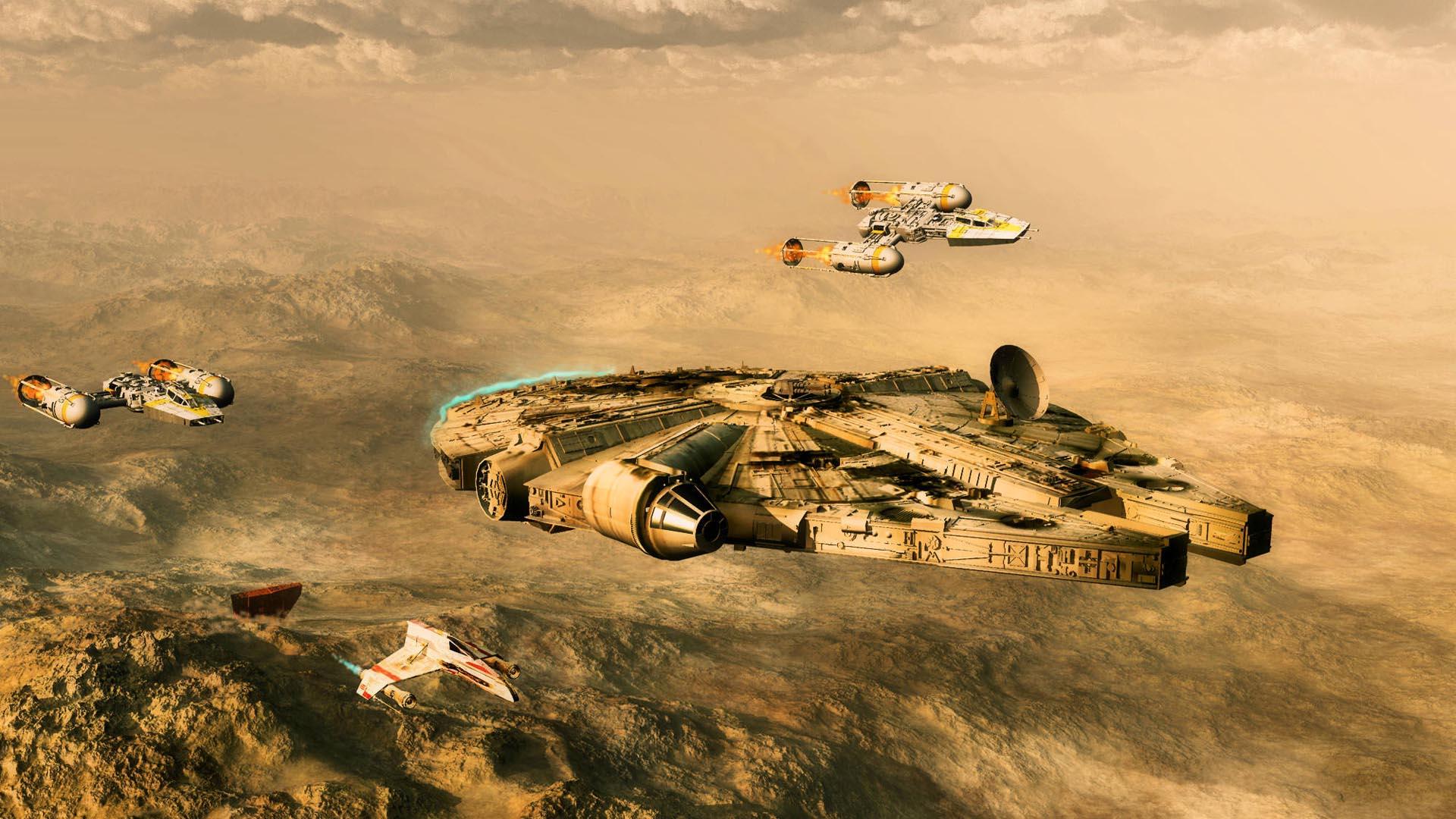 1920x1080 Free download Star Wars Millenium Falcon HD Wallpaper FullHDWpp Full HD [1920x1080] for your Desktop, Mobile & Tablet. Explore Star Wars Millennium Falcon Wallpaper. Millenium Falcon Cockpit Wallpaper, Star