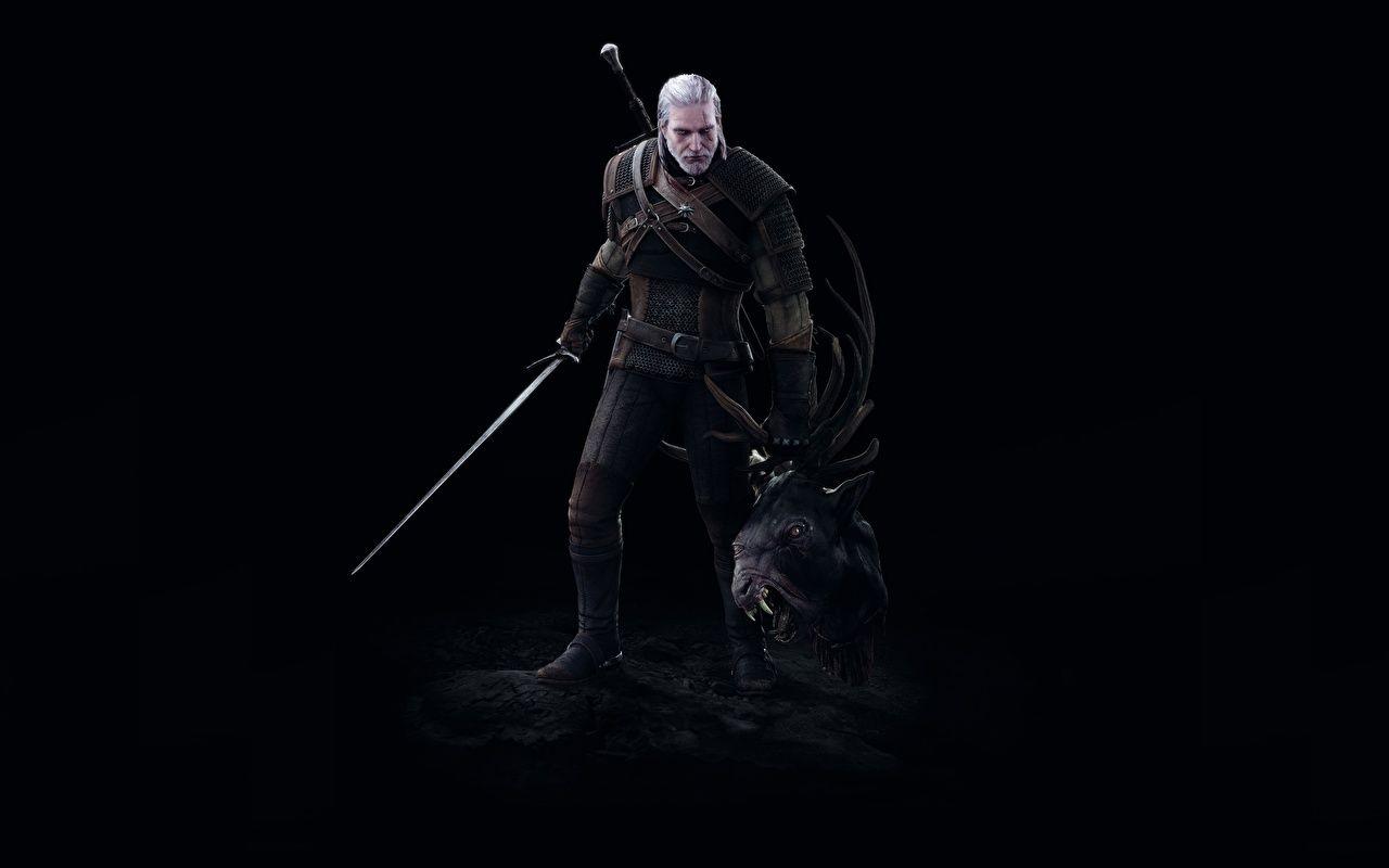 1280x800 Picture The Witcher 3: Wild Hunt Swords Men Warriors 1280x800