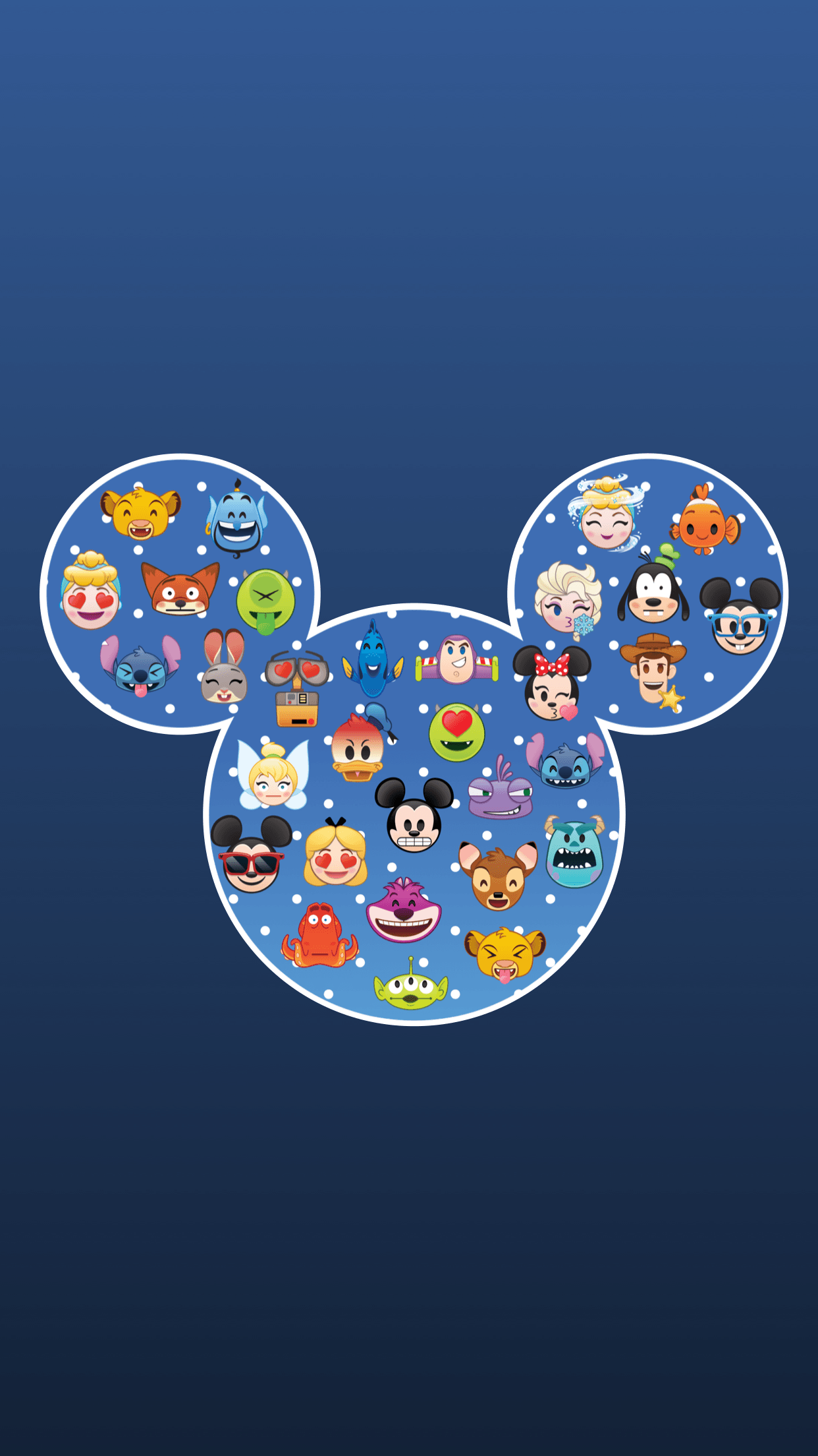 1242x2208 Emoji Phone Wallpaper