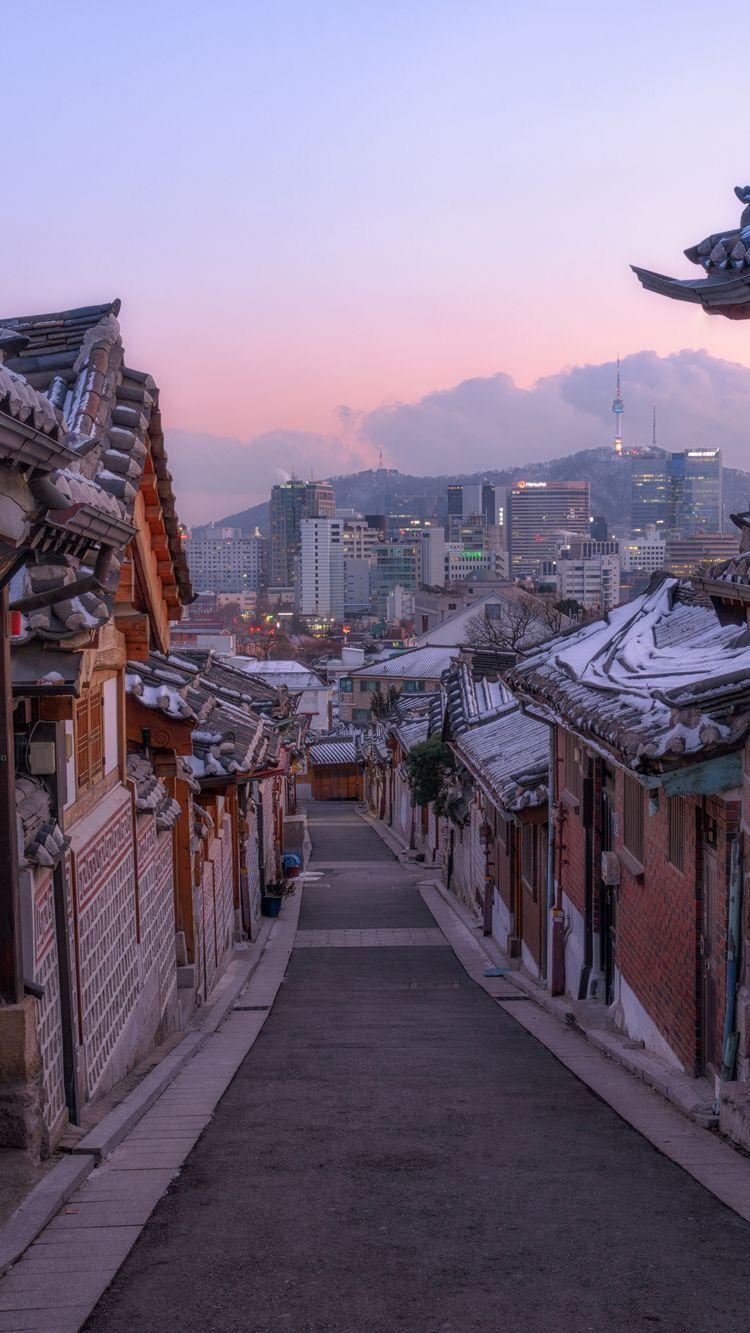 750x1333 Korea City Wallpaper ideas. city wallpaper, korea, korea travel
