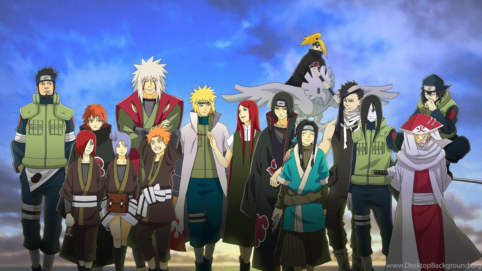 1920x1080 Wallpaper Naruto, Shippuden, Characters, Family Desktop Wallpaper. Desktop Background