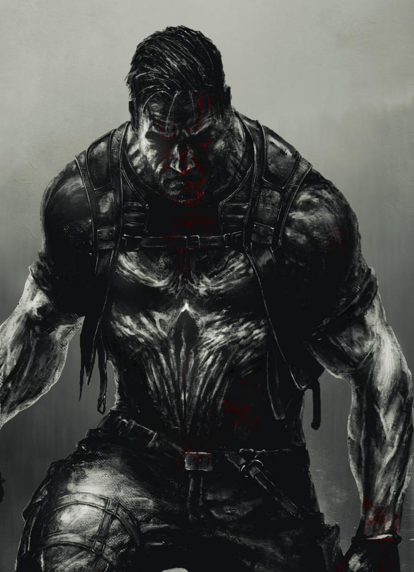 840x1160 Punisher, Marvel, Superhero, Dark, Art, Wallpaper Epic Art