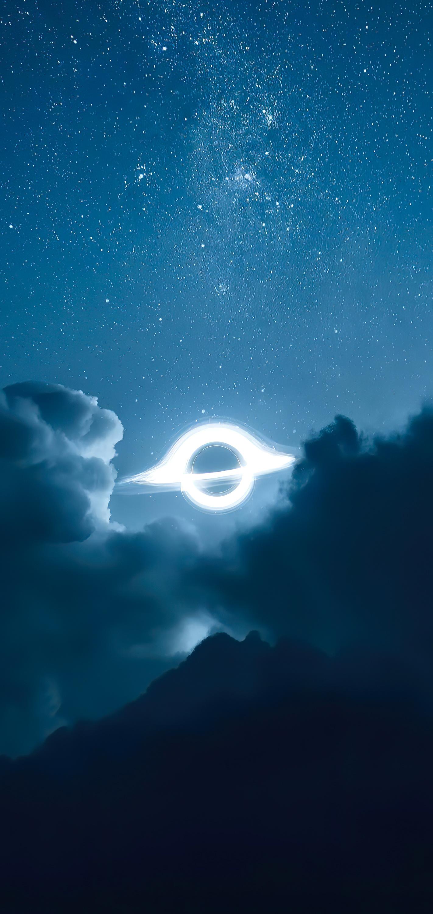 1422x3000 4k Night Sky Wallpaper