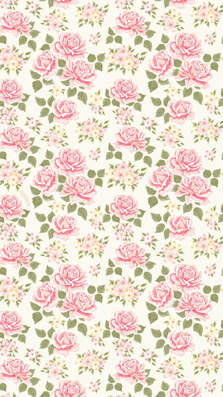736x1308 Phone Wallpaper BonTon TV Download iPhone Wallpaper, A. Floral wallpaper iphone, Vintage flowers wallpaper, Vintage phone wallpaper