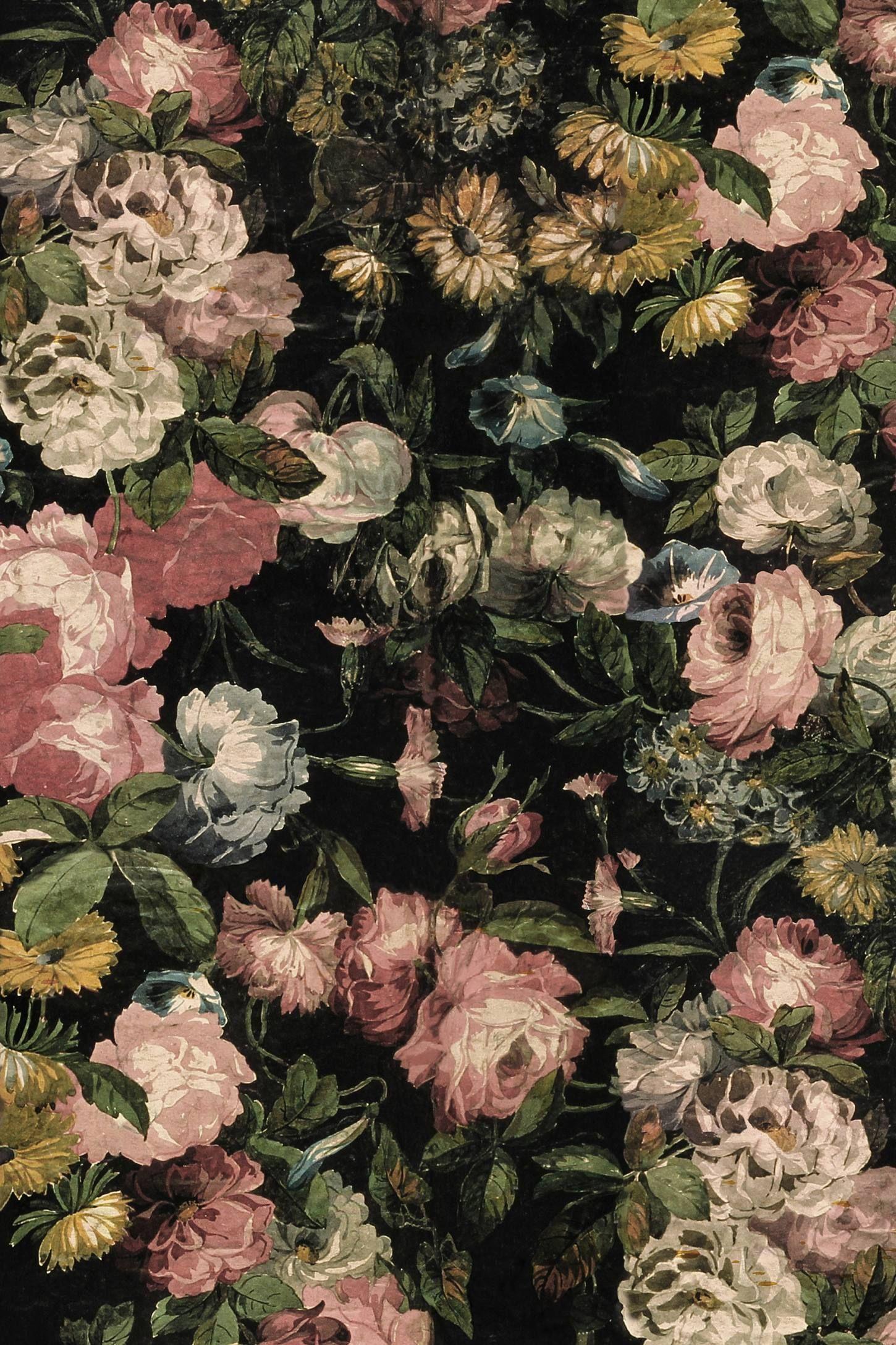 1450x2175 House of Hackney Midnight Garden Wallpaper. iPhone wallpaper vintage flower, iPhone wallpaper vintage, Cool wallpaper for phones
