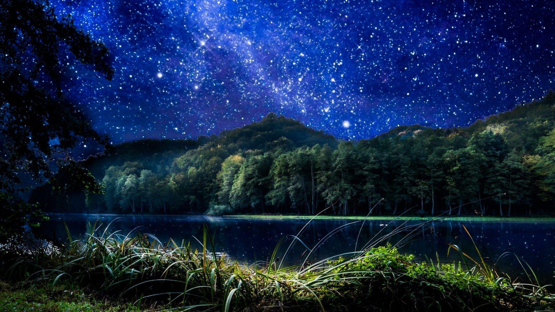 1920x1080 Night Sky Wallpaper Phone HD