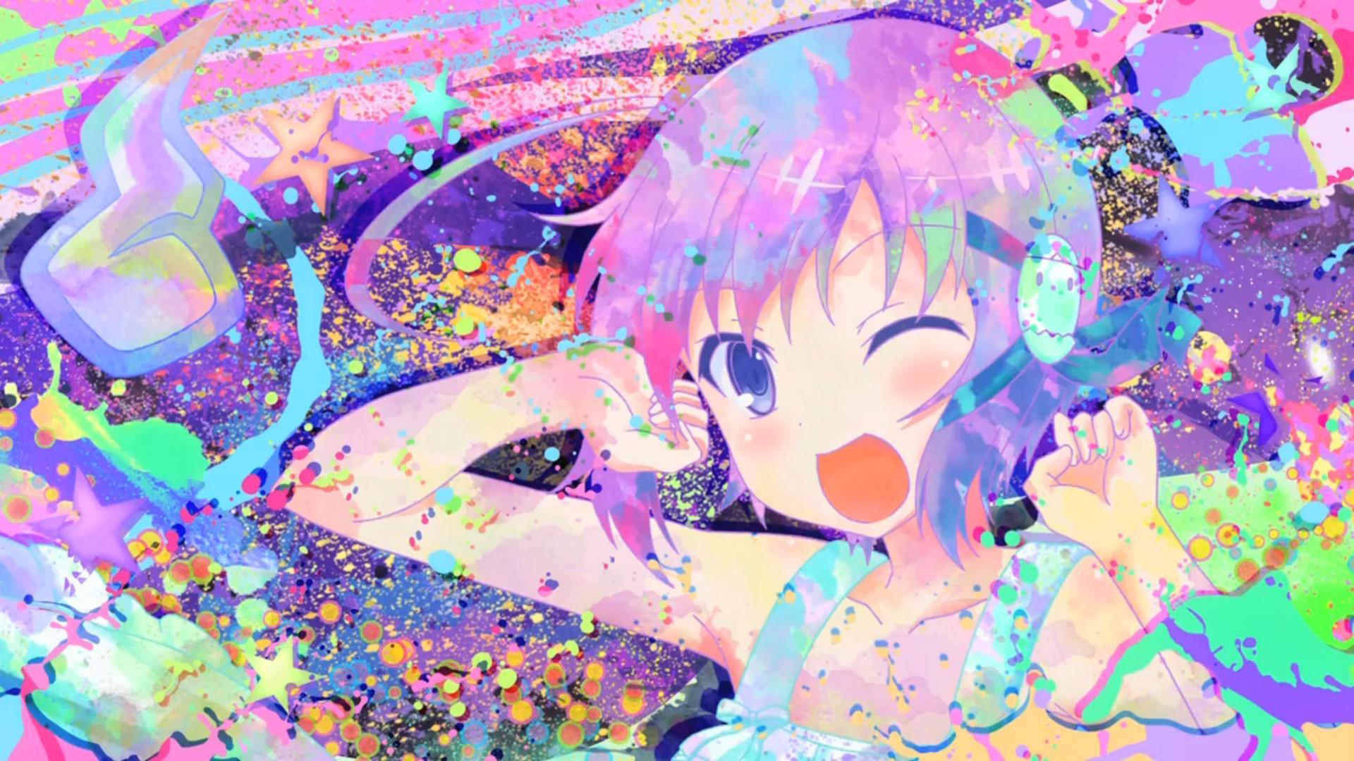 1920x1080 Aesthetic Pink Anime Wallpaper