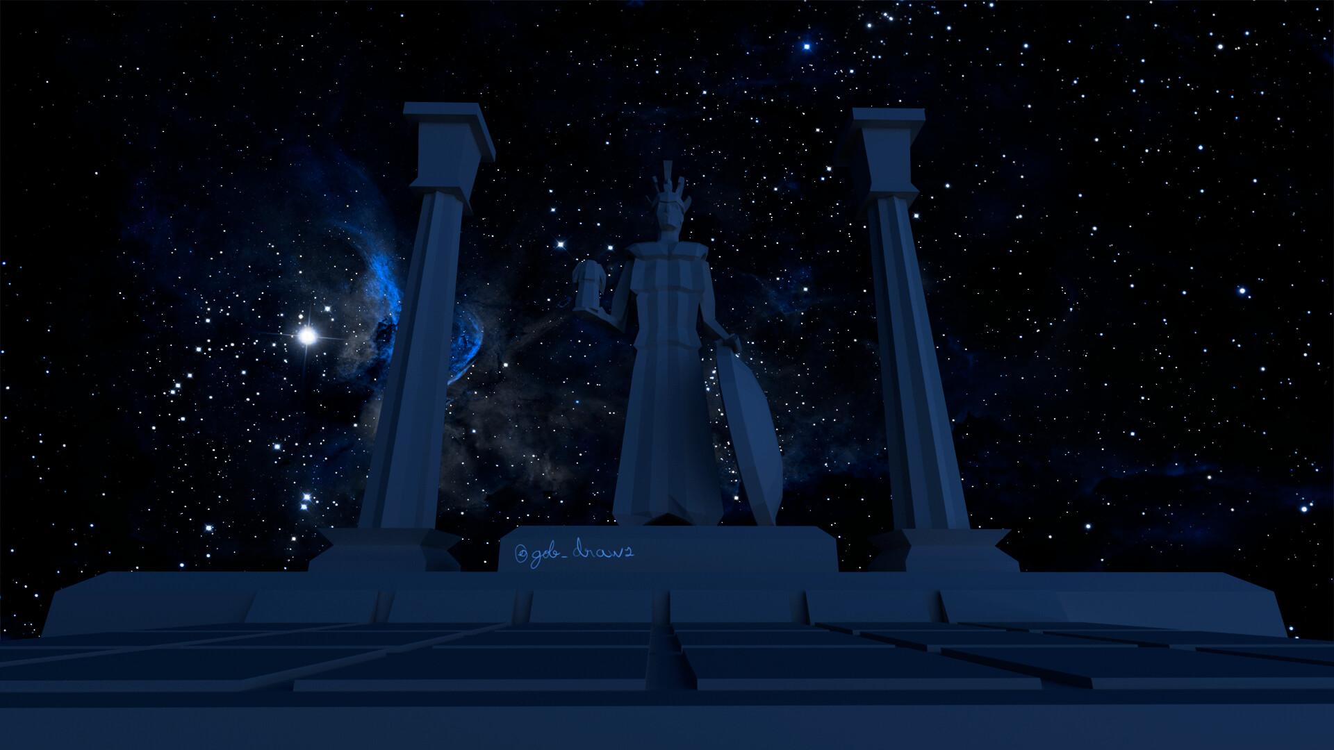 1920x1080 Athena's Sanctuary, Gabriel Benthien