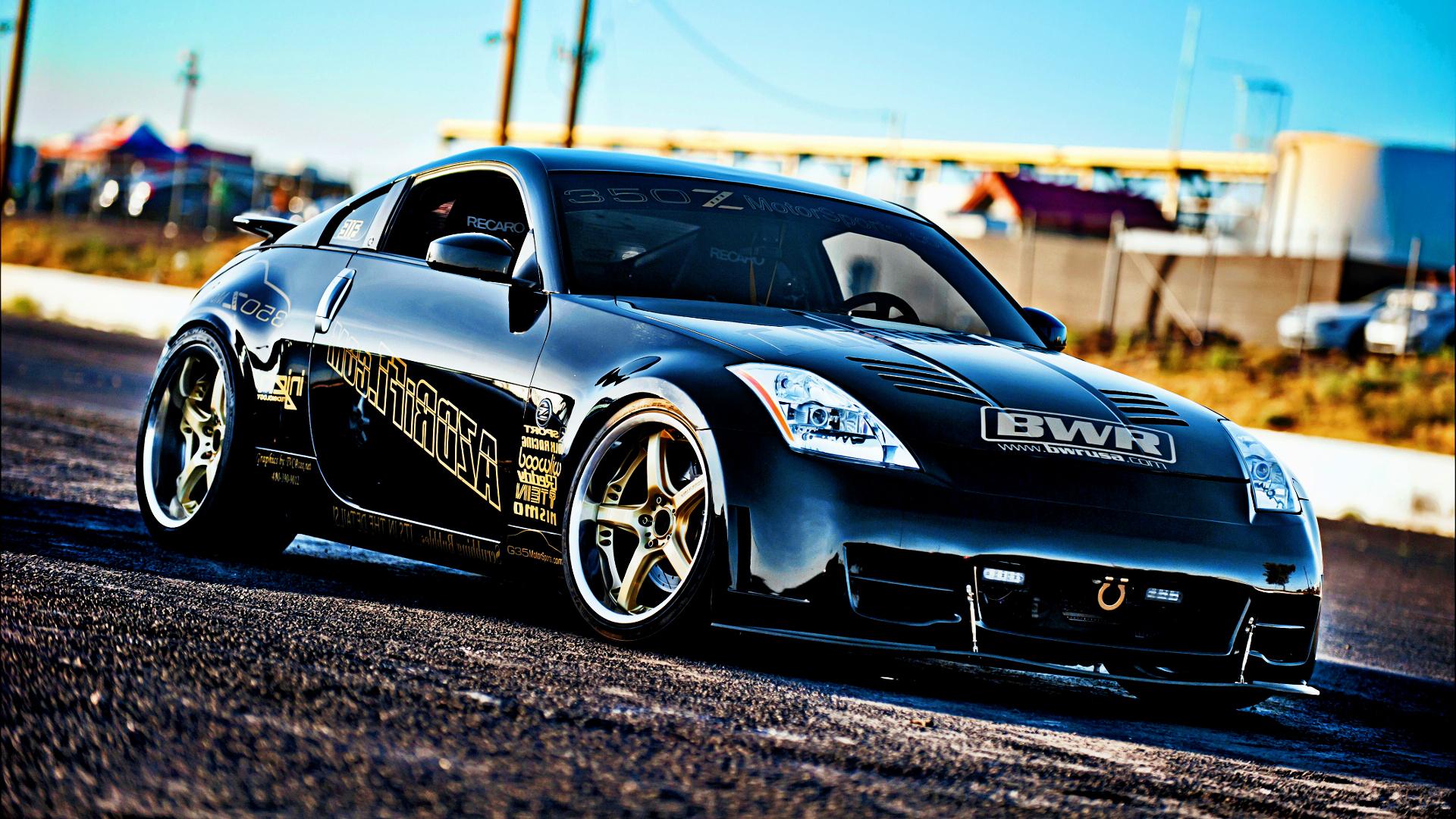 1920x1080 Nissan 350Z Black