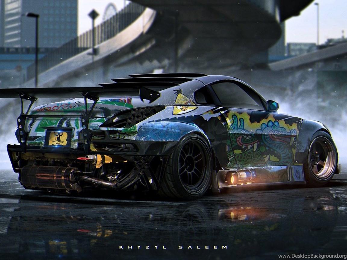 1152x864 Car, Stance, KhyzylSaleem, Nissan 350Z, Futuristic Wallpaper HD. Desktop Background