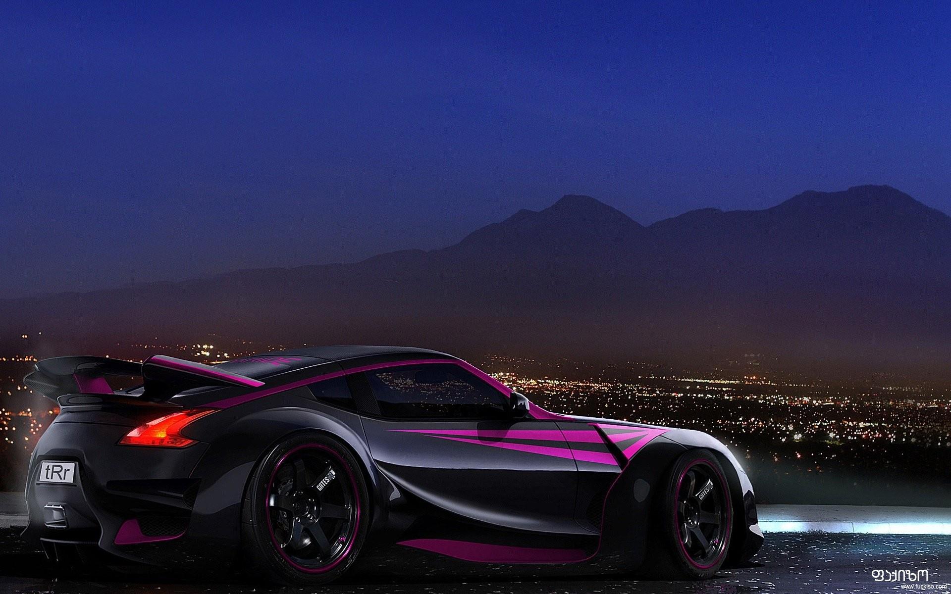 1920x1200 Download Wallpaper, Download 1920x1200 black cityscapes cars purple vehicles nissan 350z skyscapes 1920x1200 wallpaper Wallpaper –Free Wallpaper Download