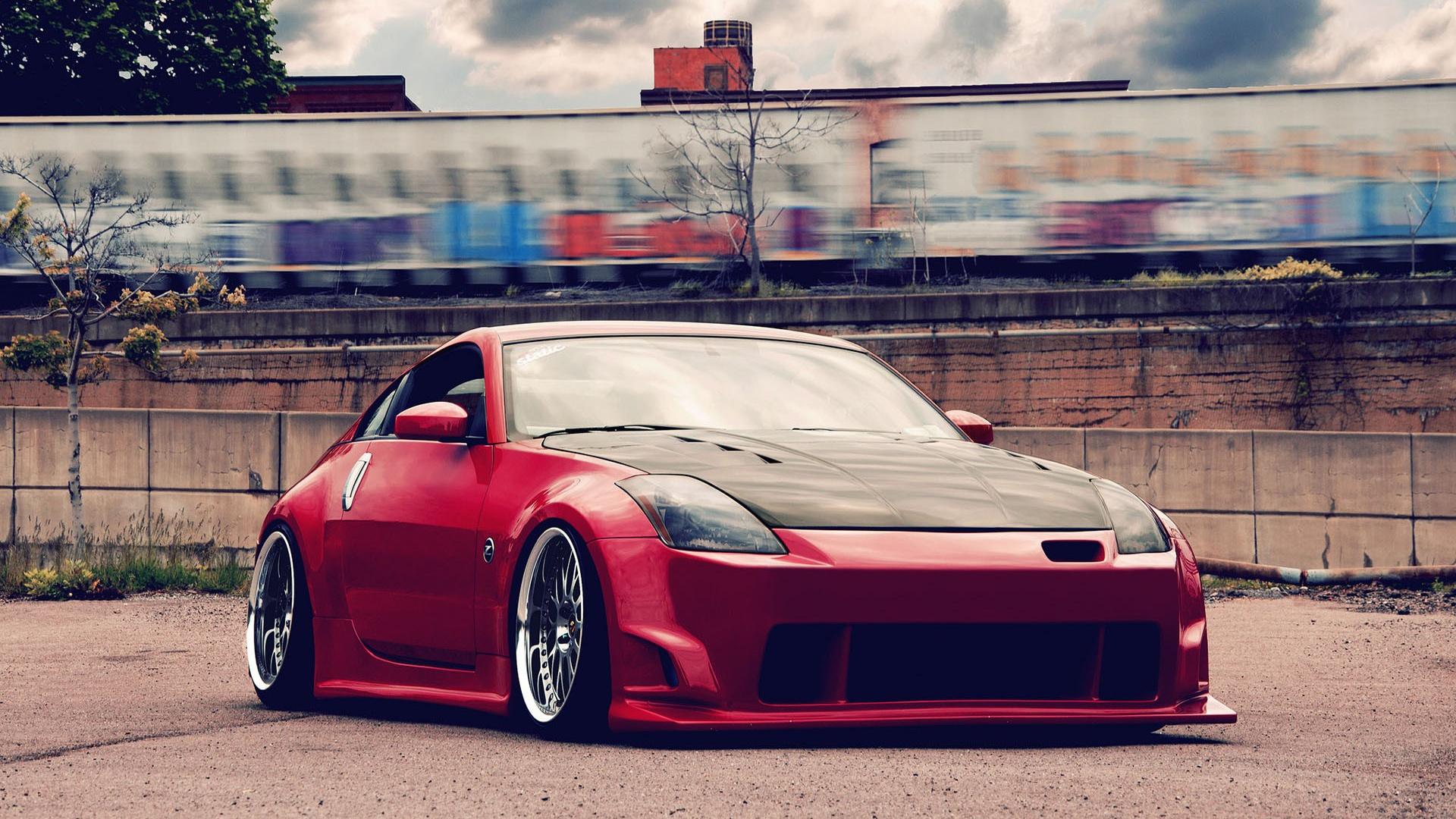 1920x1080 Wallpaper Nissan 350Z red color supercar 1920x1200 HD Picture, Image