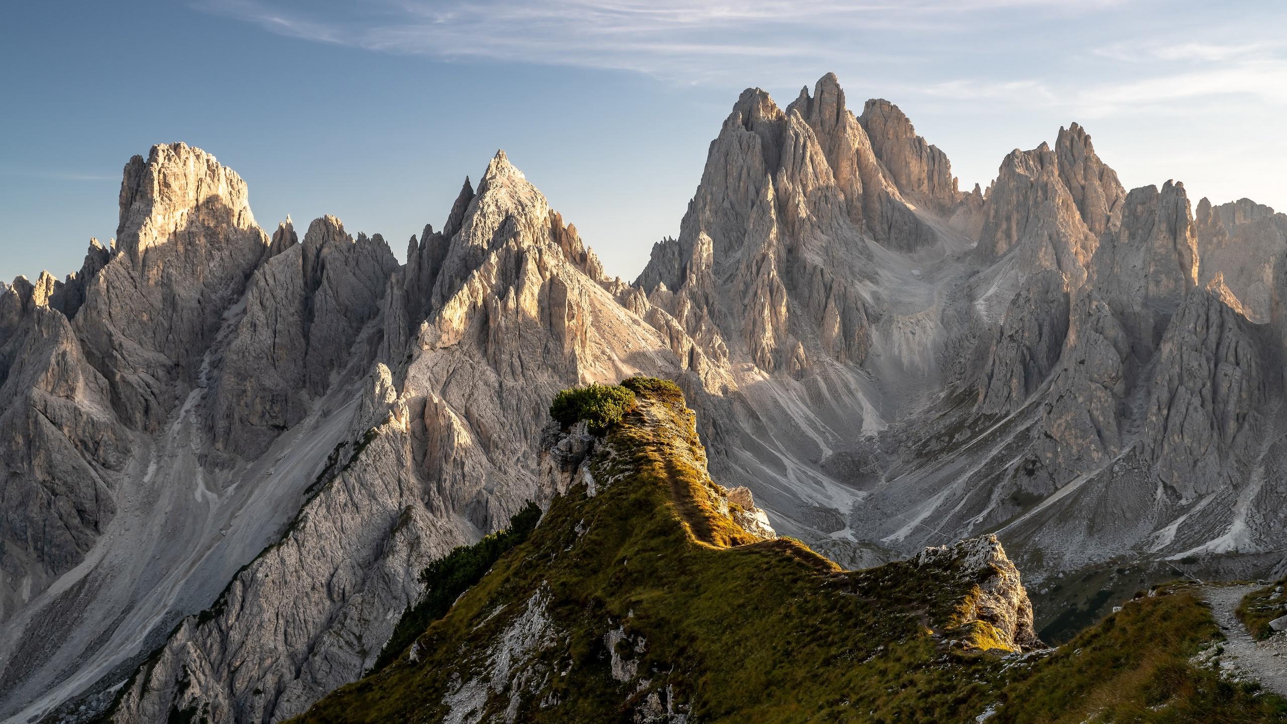 2560x1440 Dolomite Mountains In Italy 4k 1440P Resolution HD 4k Wallpaper, Image, Background, Photo and Picture