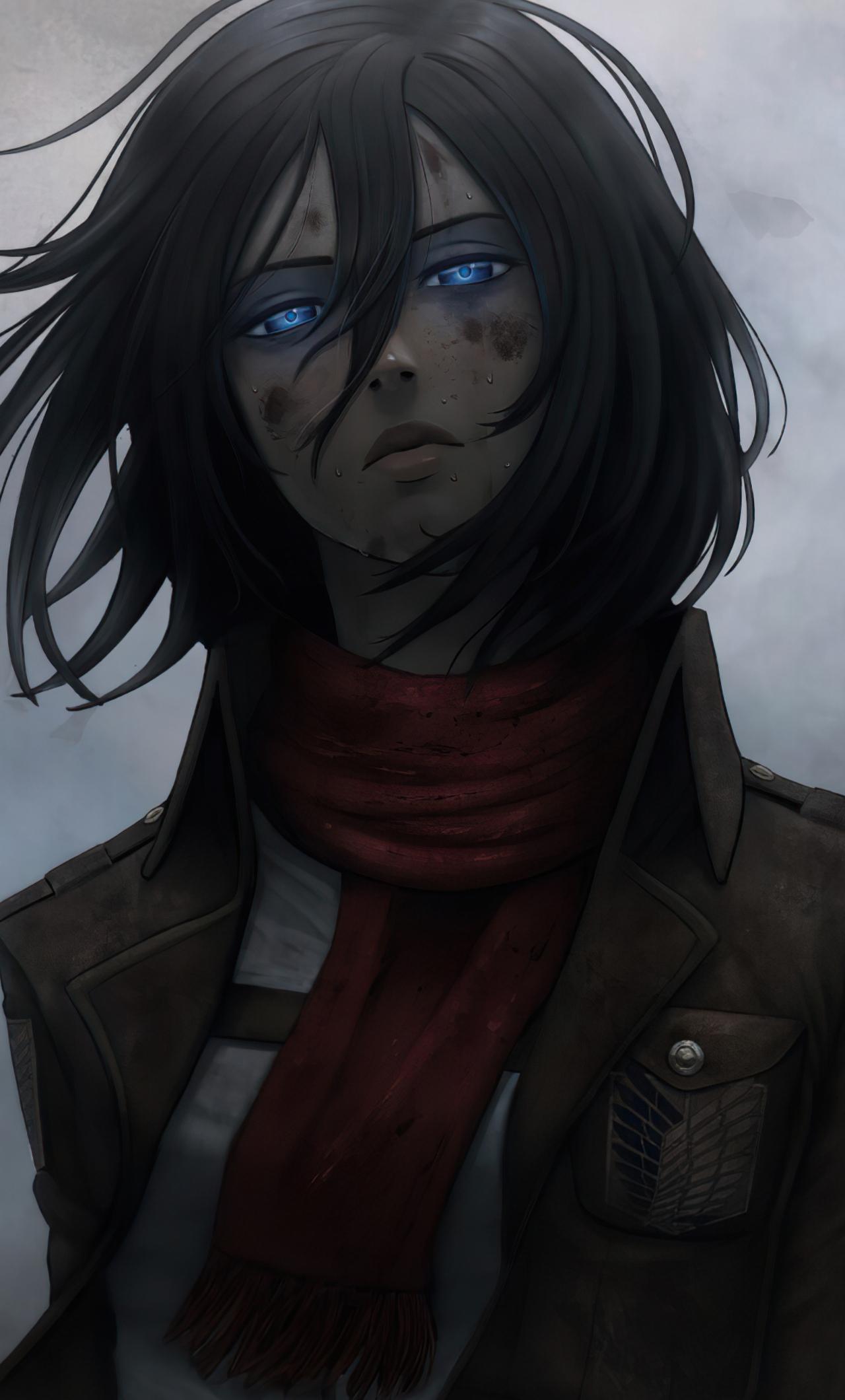 1280x2120 Mikasa Ackerman Wallpaper Hp HD Wallpaper