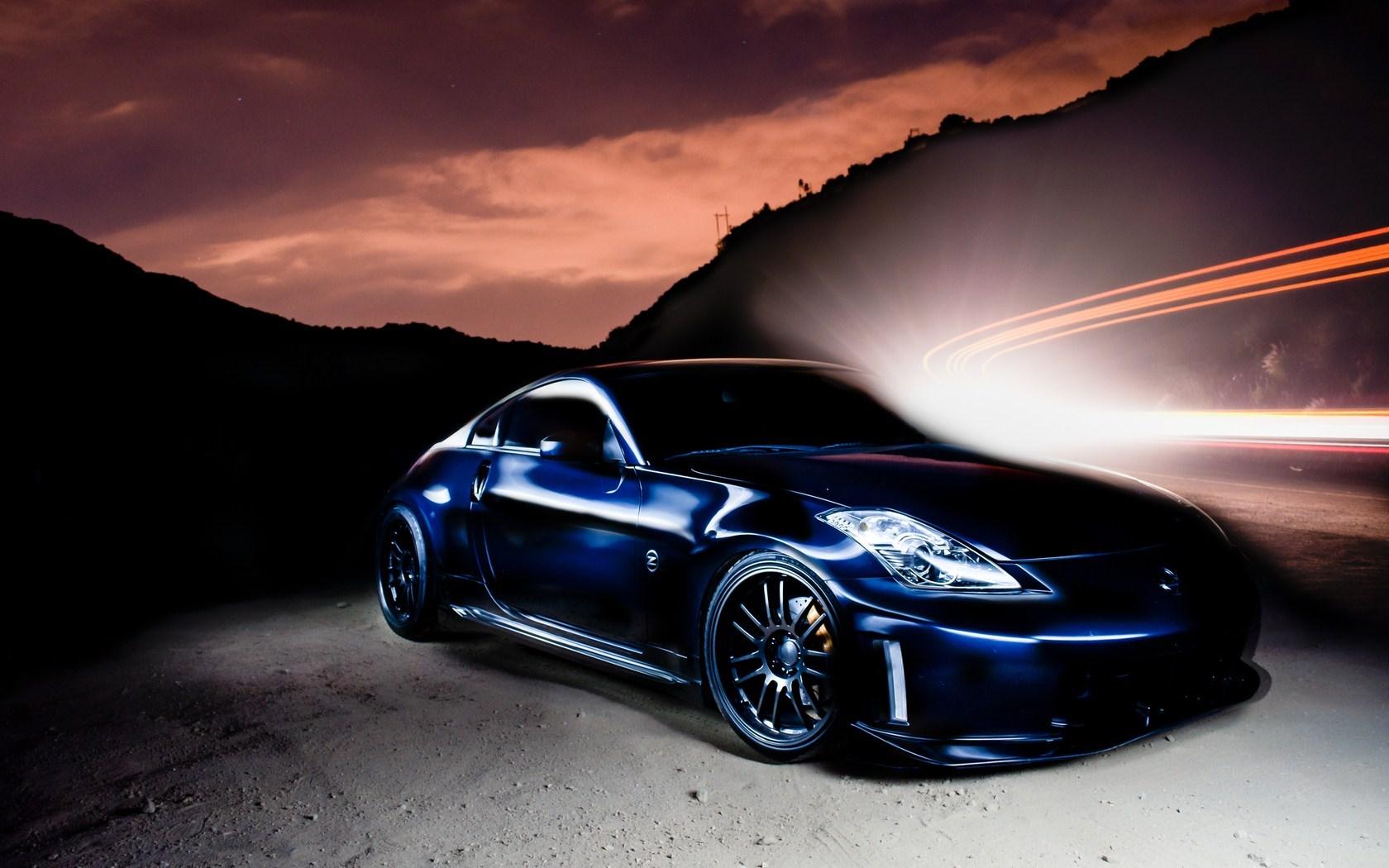 1680x1050 Nissan 350z Tuning Lights
